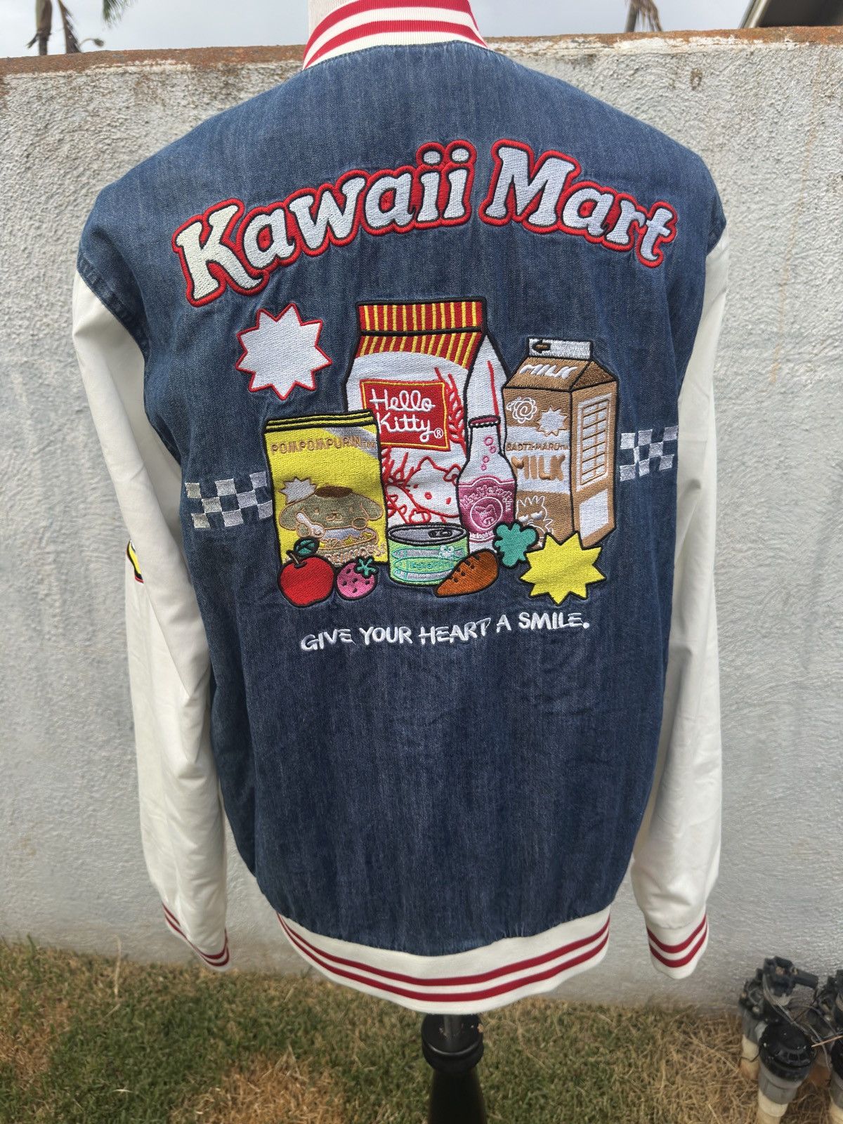 Other Sanrio Hello Kitty Kawaii Mart Denim Varsity Jacket Size M Size US M / EU 48-50 / 2 - 2 Thumbnail