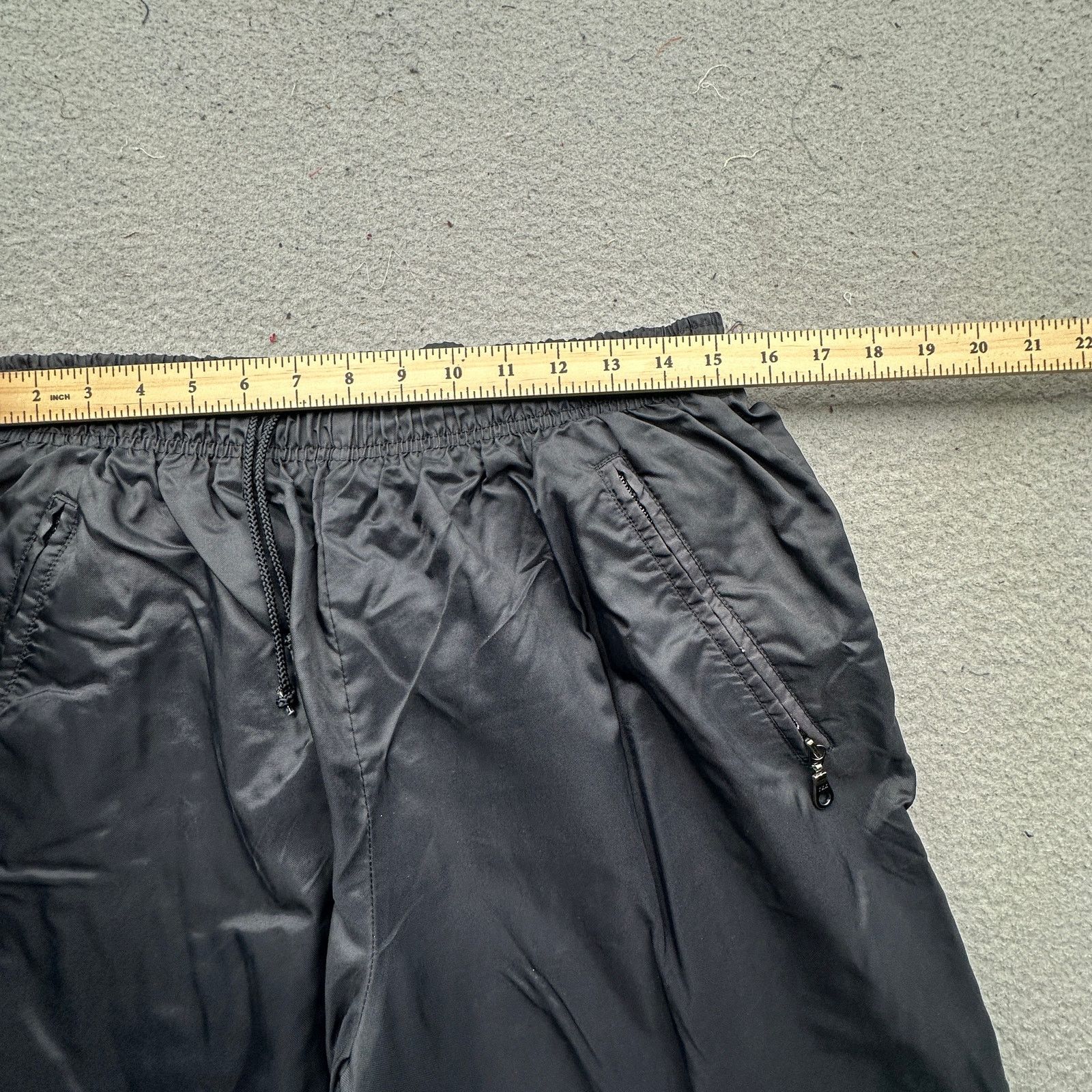 Nike Vintage 90s Nike Cotton Lined Nylon Windbreaker Pants Large Size US 35 - 6 Thumbnail