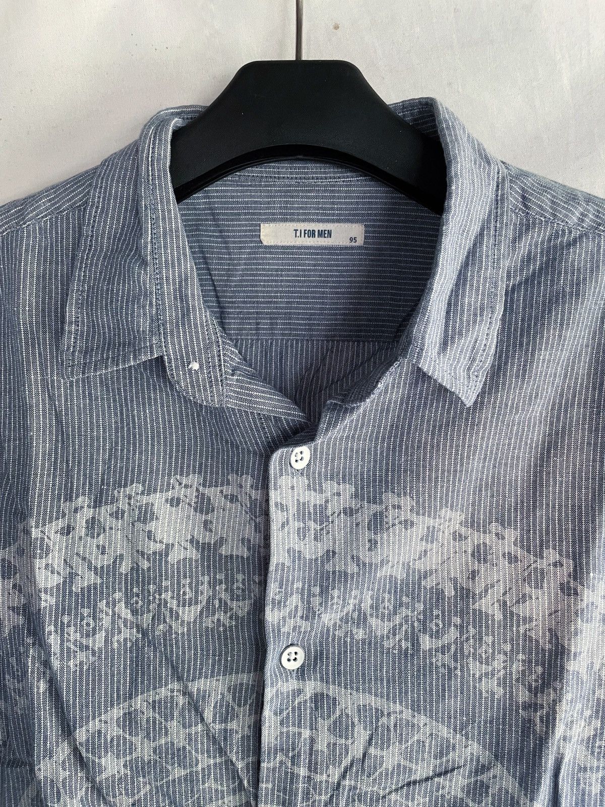 If Six Was Nine T.I FOR MEN ART BUTTON UP SHIRT Size US M / EU 48-50 / 2 - 4 Thumbnail