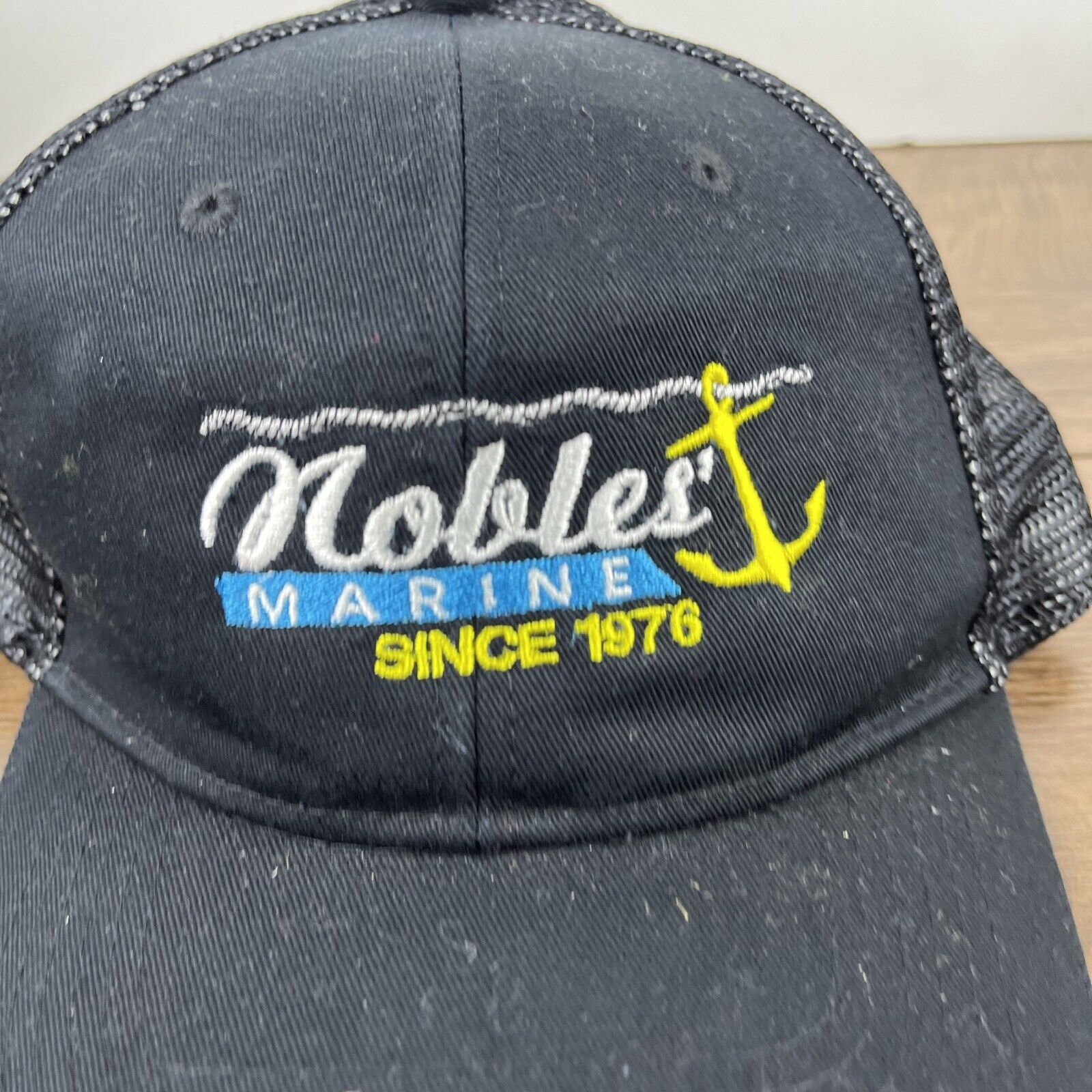 Other Noble Marine Hat 1976 Noble Black Hat Adjustable Snapback Ad Size ONE SIZE - 7 Thumbnail