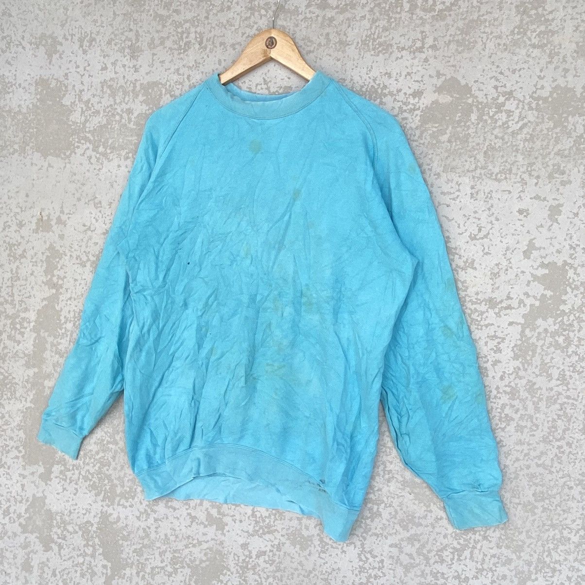 Other Vintage Men’s Taccu Big Printed Crewneck Sweatshirt Blue Size US L / EU 52-54 / 3 - 1 Thumbnail