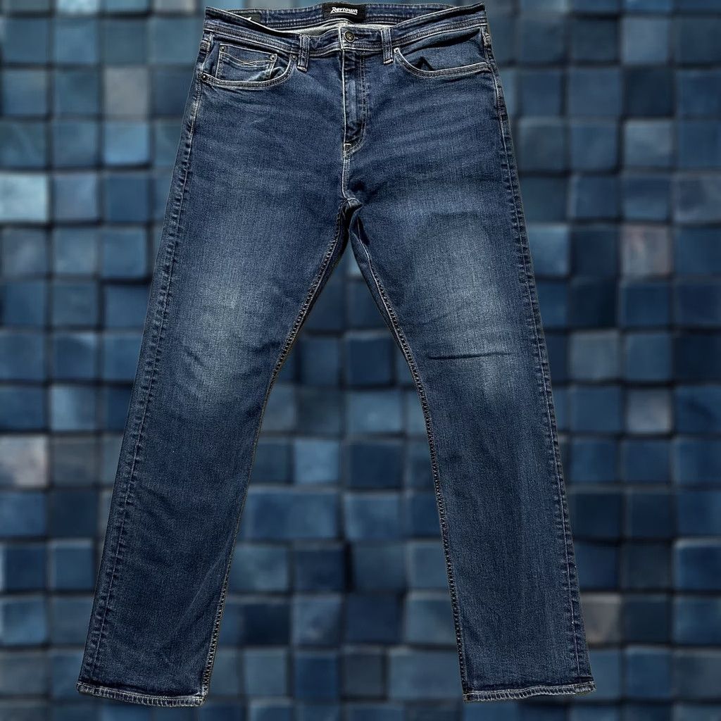 Denime Revtown Jeans 36x32 Blue Medium Wash Regular Fit 5-Pocket Denim Straight Men's JeansMens Size US 36 / EU 52 - 1 Thumbnail