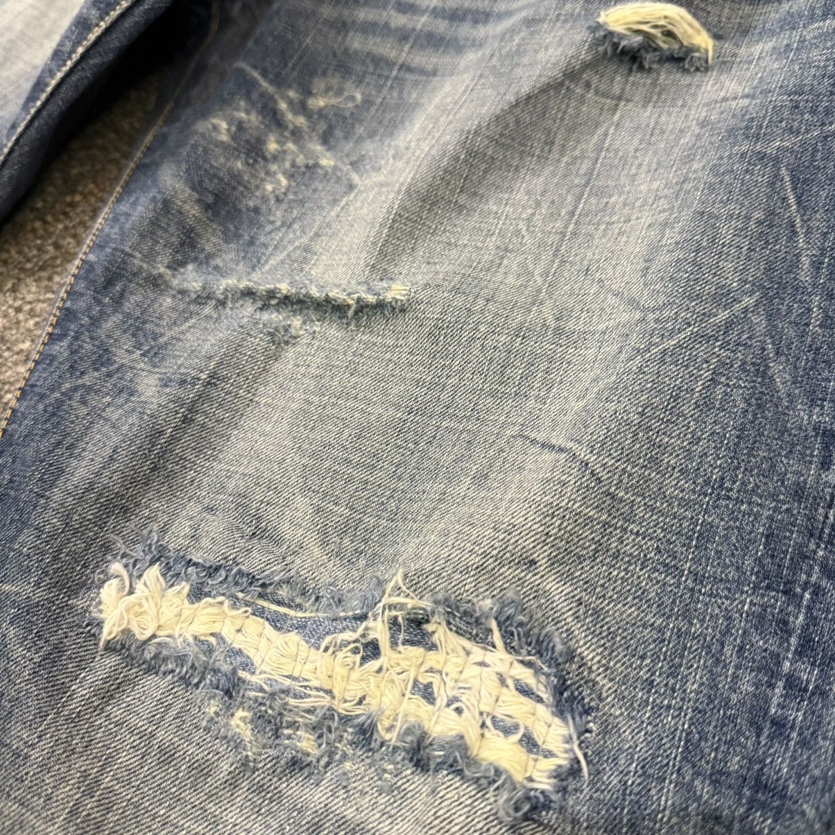 14th Addiction 🔥🇯🇵 Japanese Distressed Archival Co&Lu Denim Size US 33 - 16 Thumbnail