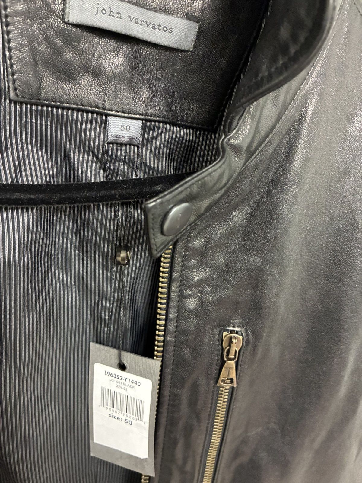 John Varvatos John Varvatos York Leather Jacket size EU 40 USA 50 Size US M / EU 48-50 / 2 - 14 Thumbnail