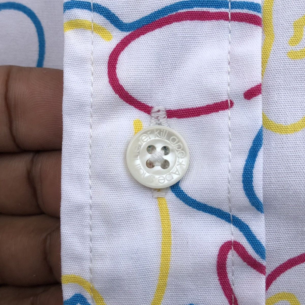 Bape Neon Camo Button Up Shirt Size US S / EU 44-46 / 1 - 8 Thumbnail