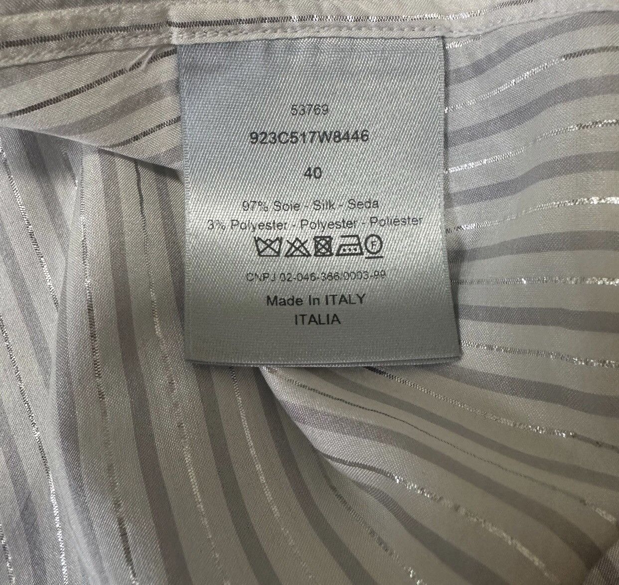 Dior Dior high-end gold wire palace backless shirt2412-Nextarrow Size US L / EU 52-54 / 3 - 8 Thumbnail