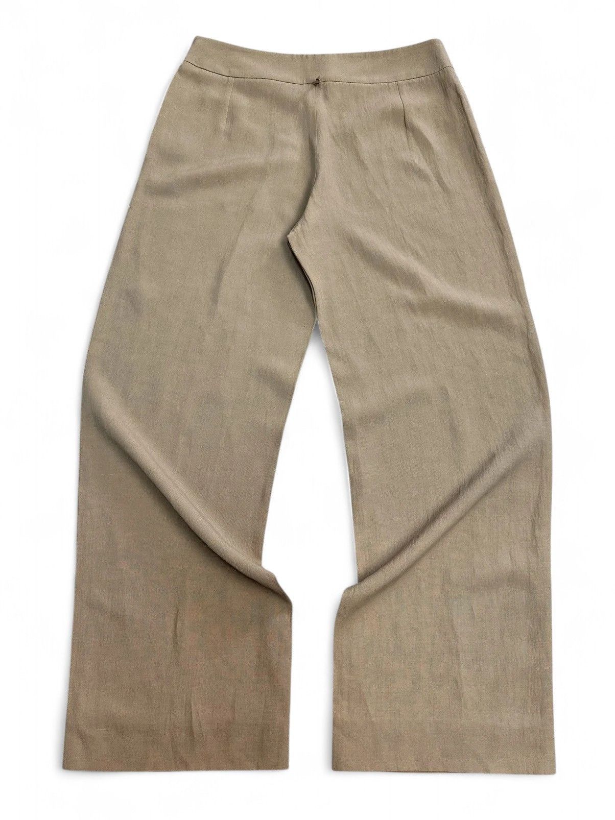 Armani Vintage Armani Beige Linen Two-Piece Minimalist Japan Style Size 28" / US 6 / IT 42 - 10 Thumbnail