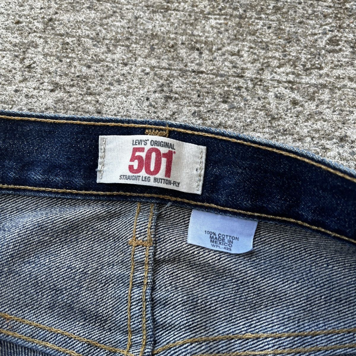 Levi's Vintage Levi’s 501 WPL 423 Mexico Repair Cut Off Jeans Rare Size US 36 / EU 52 - 6 Thumbnail