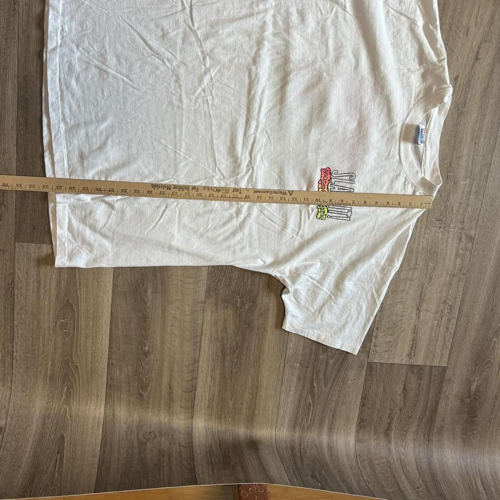 Fruit Of The Loom Vintage Truck Graphic t shirt Slam It 90’s Size US XXL / EU 58 / 5 - 7 Thumbnail
