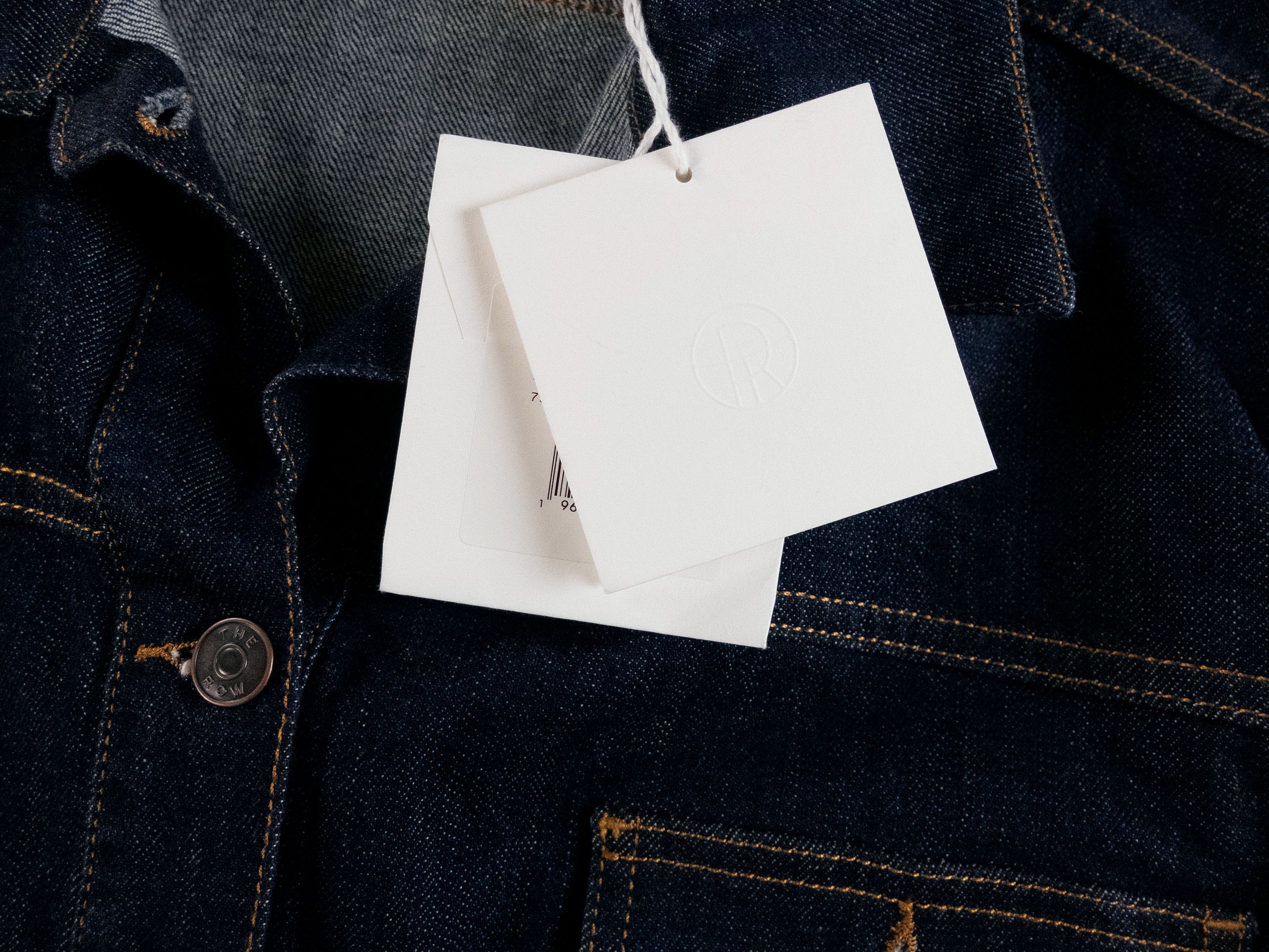 The Row THE ROW Ness navy blue oversized denim jacket Large q Size L / US 10 / IT 46 - 8 Thumbnail