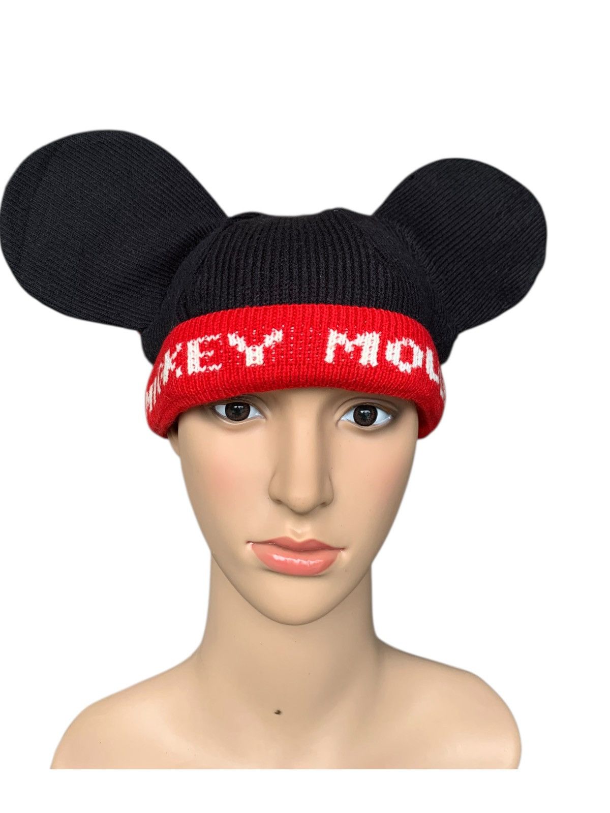 Designer × Japanese Brand × Kapital Women's Cute Solid Knitted Hats By Mickey Mouse Size ONE SIZE - 1 Thumbnail