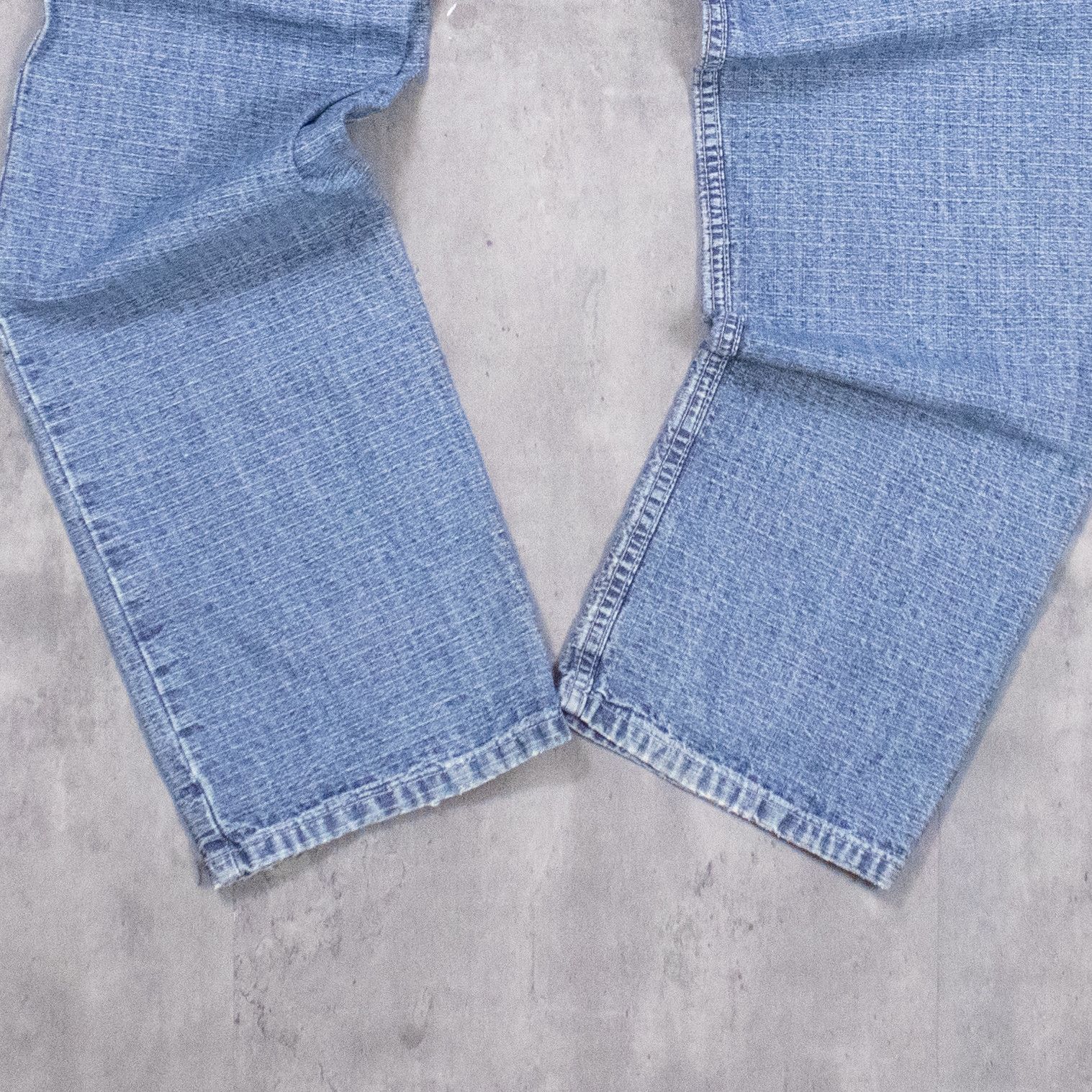 Japanese Brand Vintage 1990's Tall Girl Baggy Relax Fit Denim Pant's Size US 28 / EU 44 - 13 Thumbnail