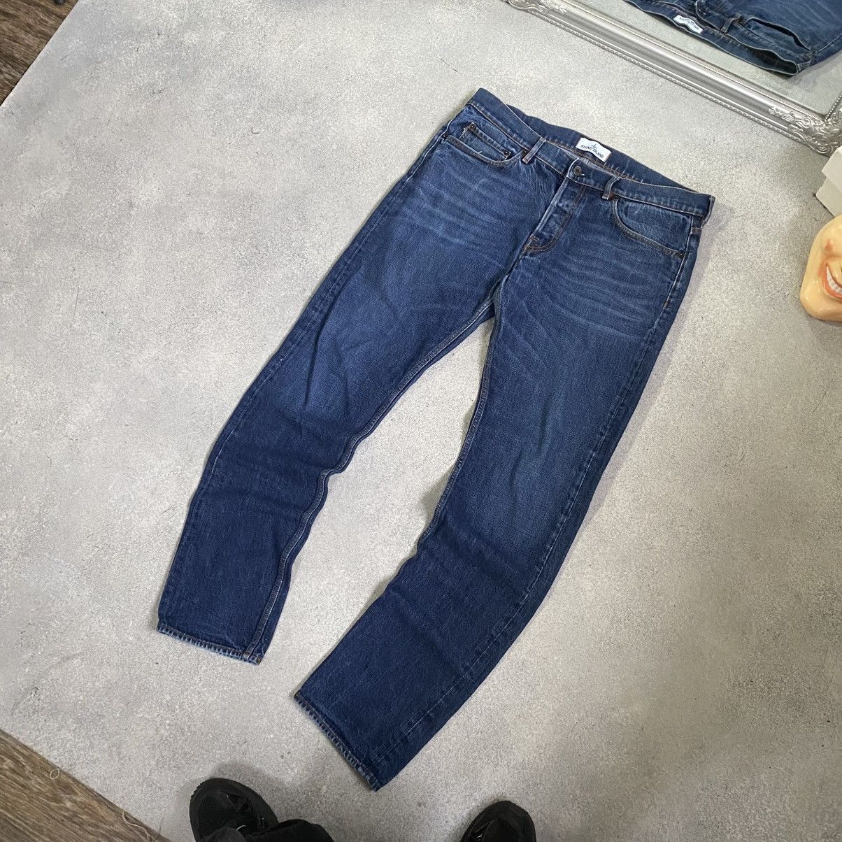 Stone Island Vintage Stone Island Jeans Patch Pocket Straight Fit Casual Size US 36 / EU 52 - 9 Thumbnail