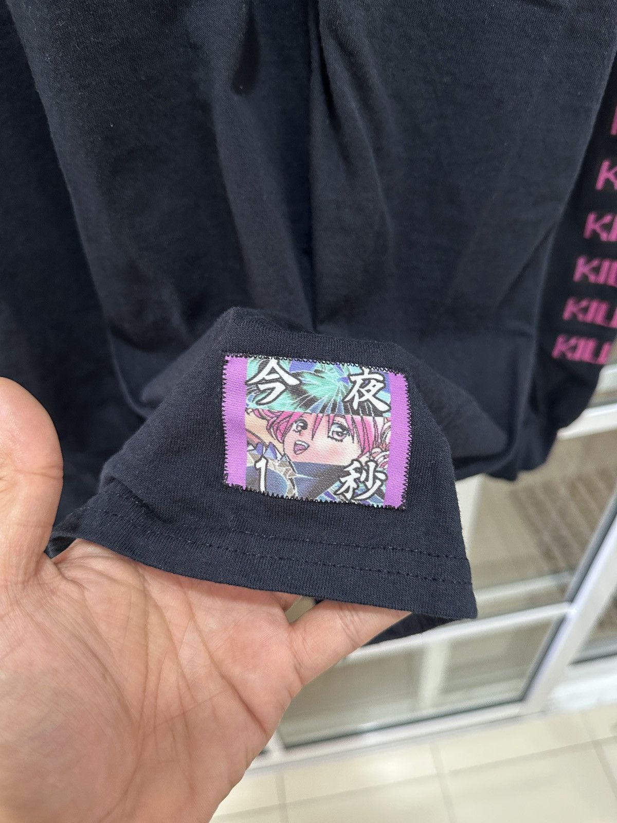 Anime Japanese Brand Tonight 1 Second Blood Tube “Kill You” L/S Size US L / EU 52-54 / 3 - 7 Thumbnail