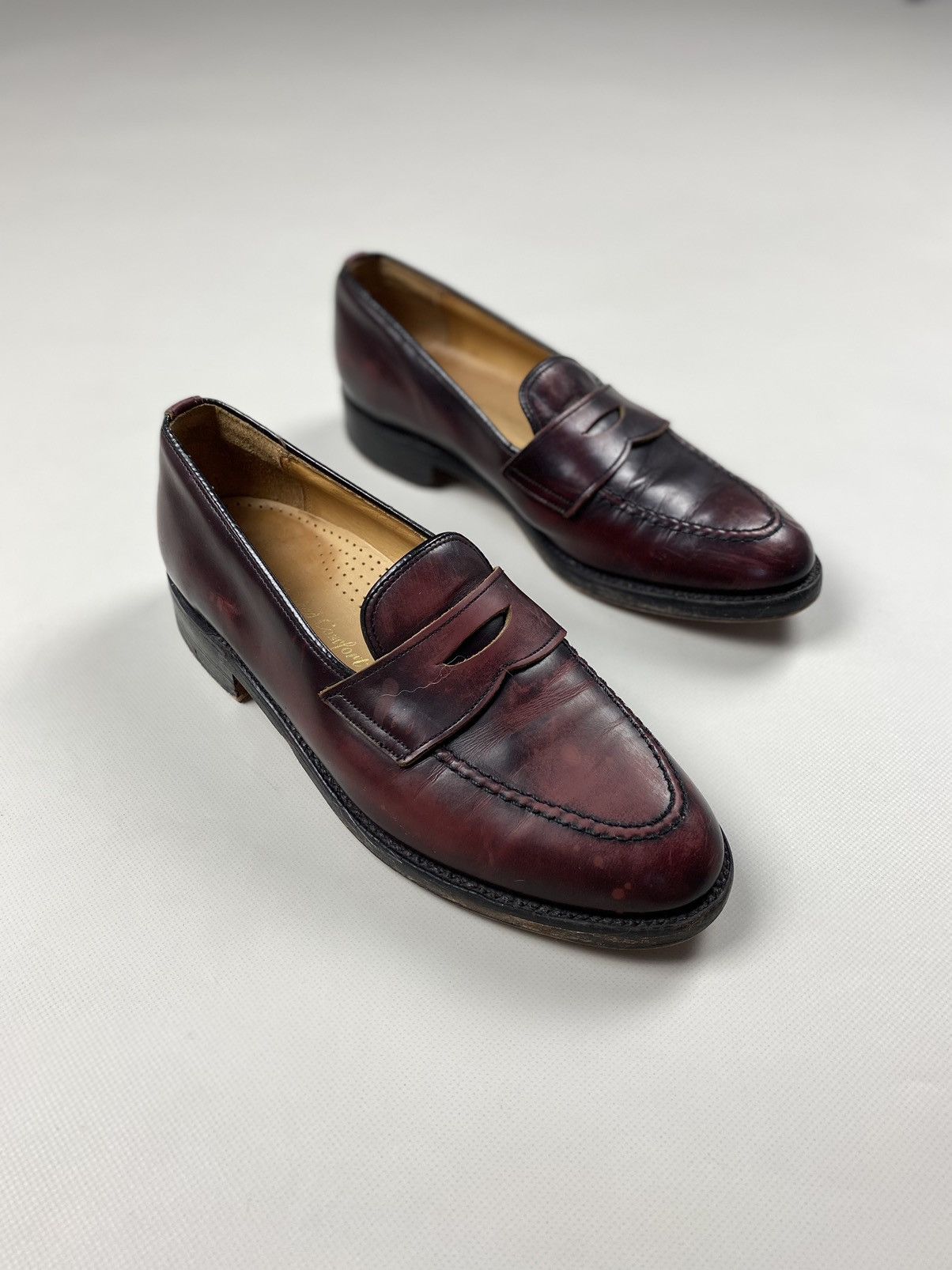 Loake men’s formal loafer leather shoes size UK 6 1/2