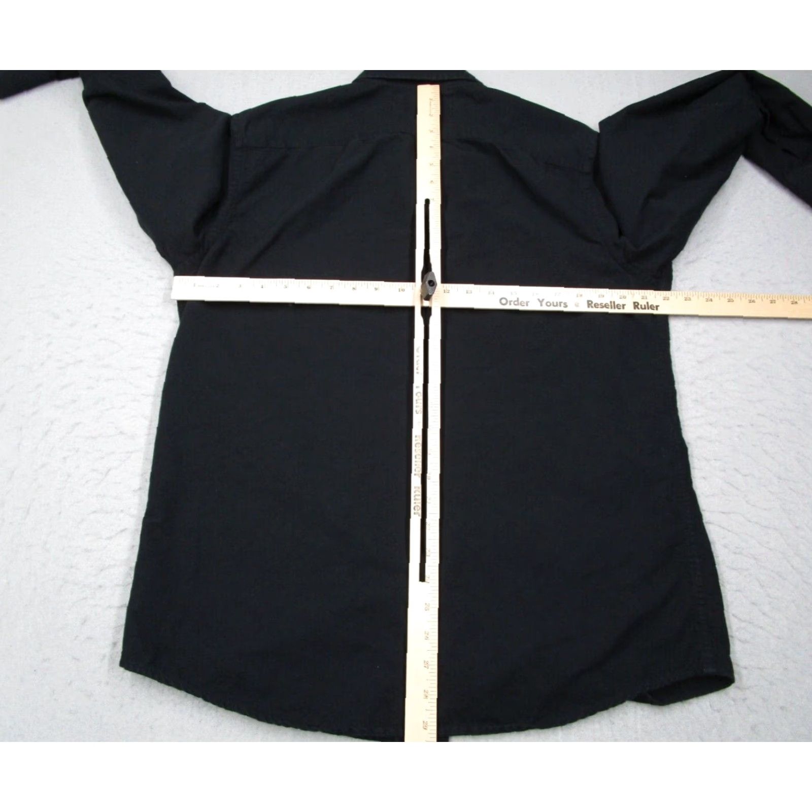 UNTUCKit UNTUCKit Button Up Shirt Mens Large Tall Black Long Sleeve Twill Cotton Classic Size US L / EU 52-54 / 3 - 4 Thumbnail