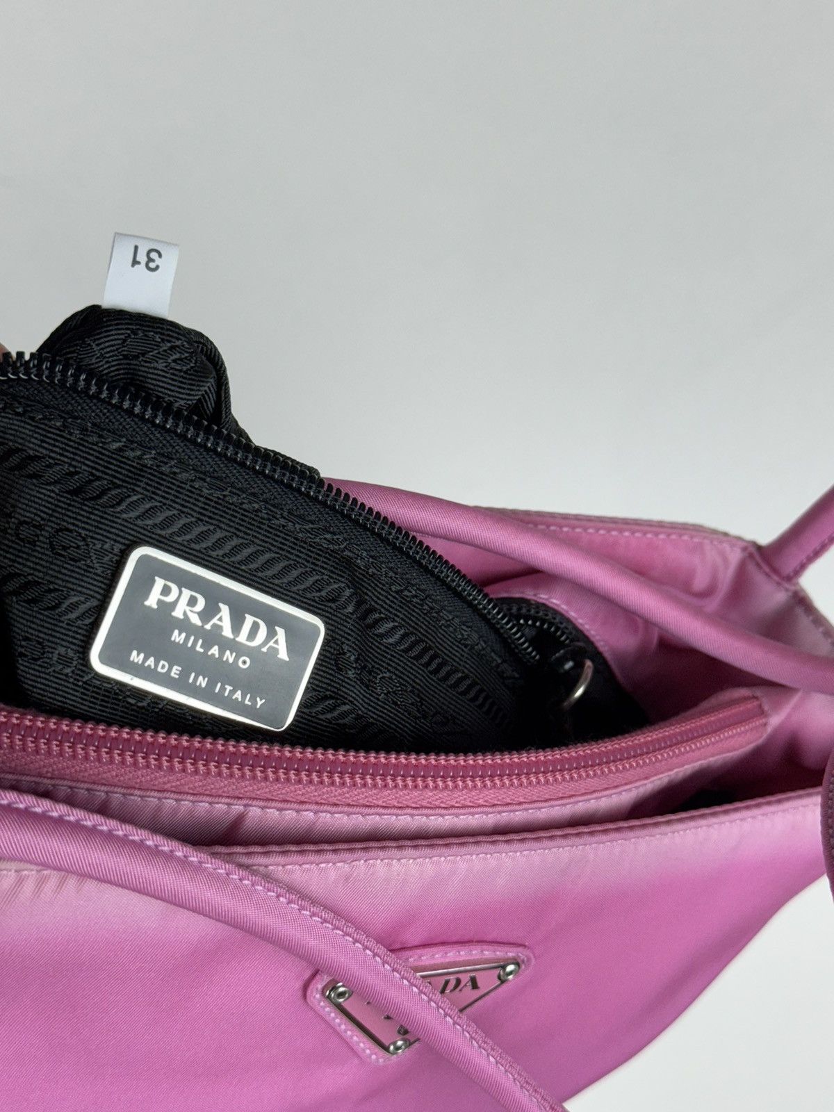 Prada Pink nylon shopper bag Prada original luxury casual item Size ONE SIZE - 4 Thumbnail