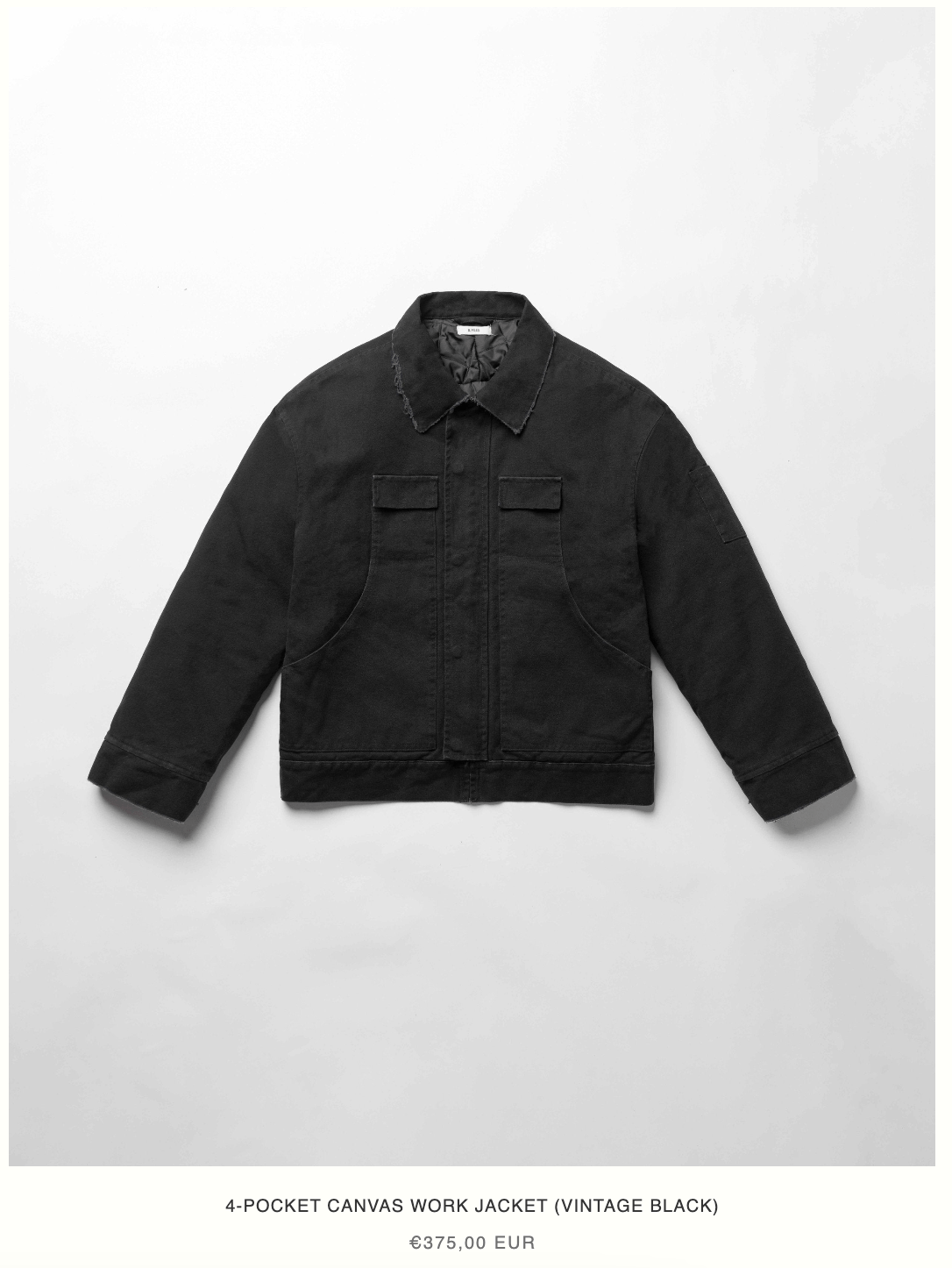 Ojardorf 4 Pocket Canvas Work Jacket (vintage black) Size US M / EU 48-50 / 2 - 1 Thumbnail