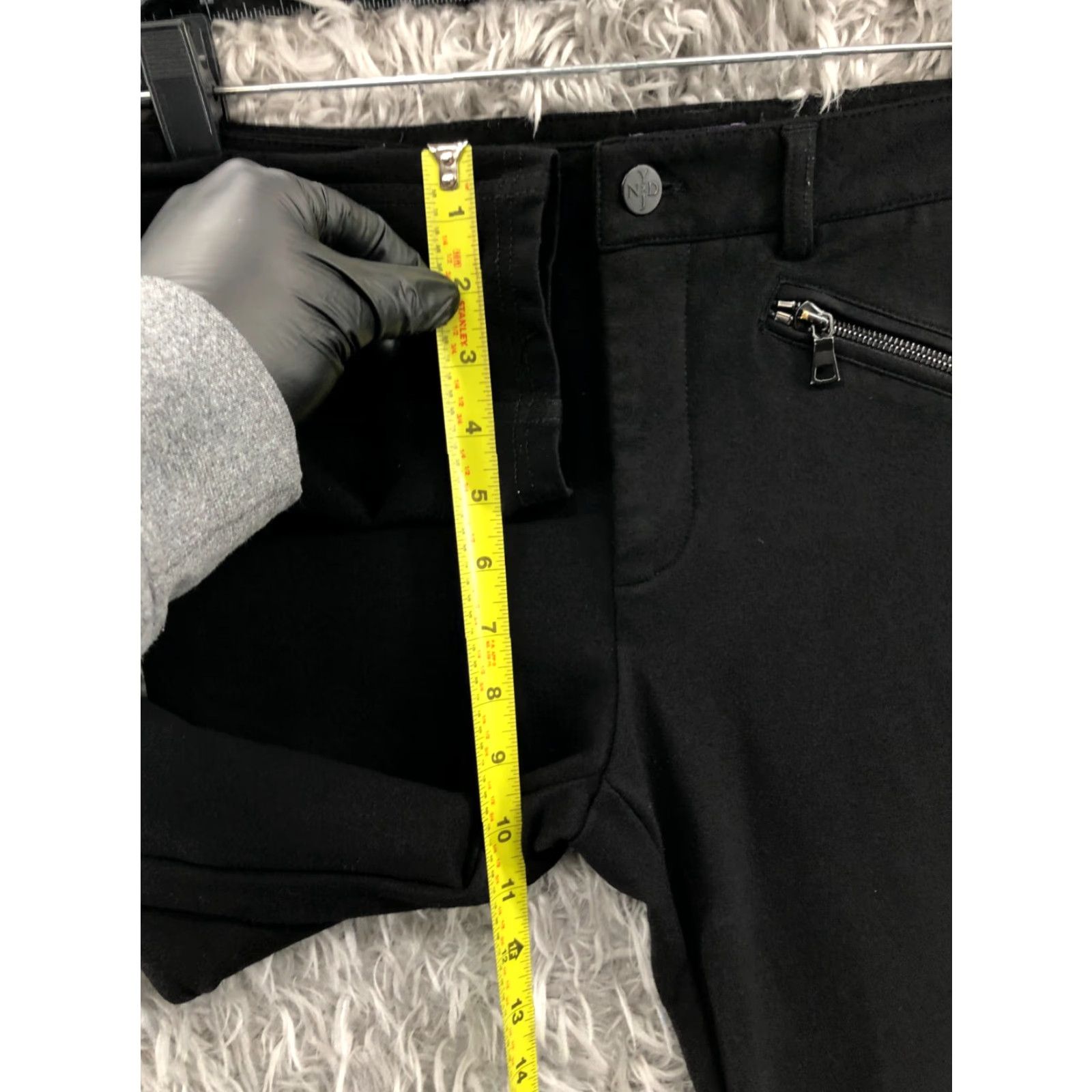 NYDJ NYDJ Legging Pants Womens Mid Rise Black Size 4 Size 27" / US 4 / IT 40 - 4 Thumbnail