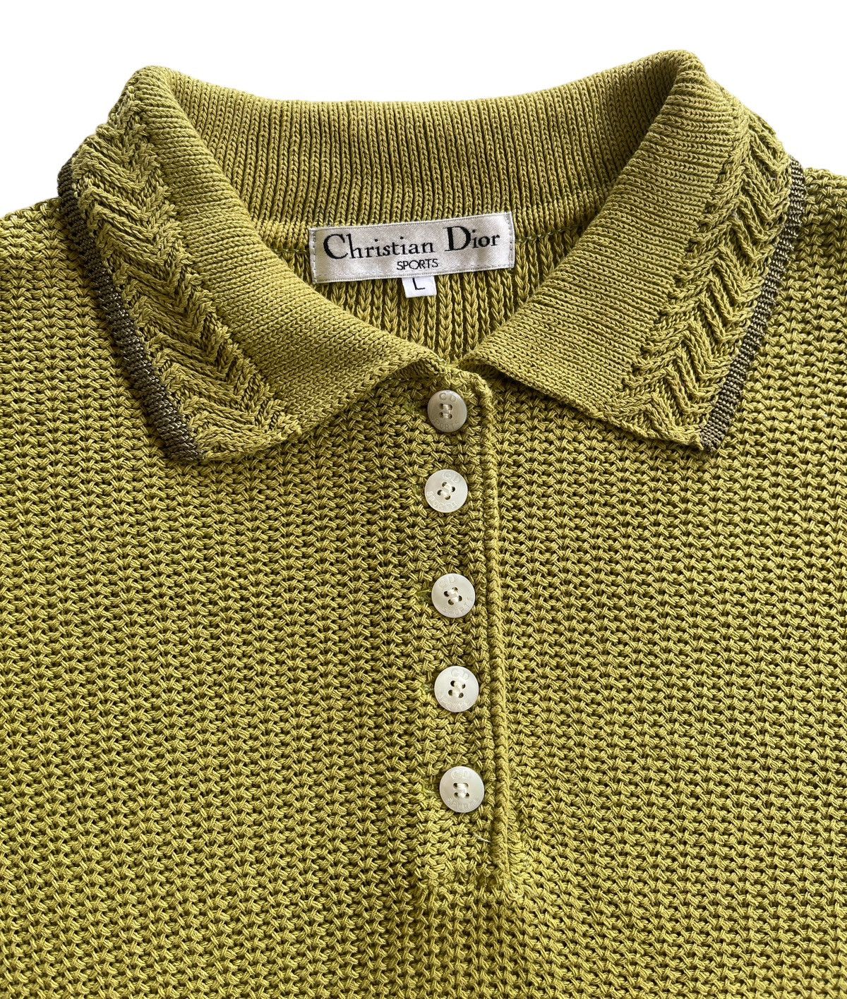 Christian Dior Monsieur Christian Dior Luxury Knitted Polos Size L / US 10 / IT 46 - 5 Thumbnail