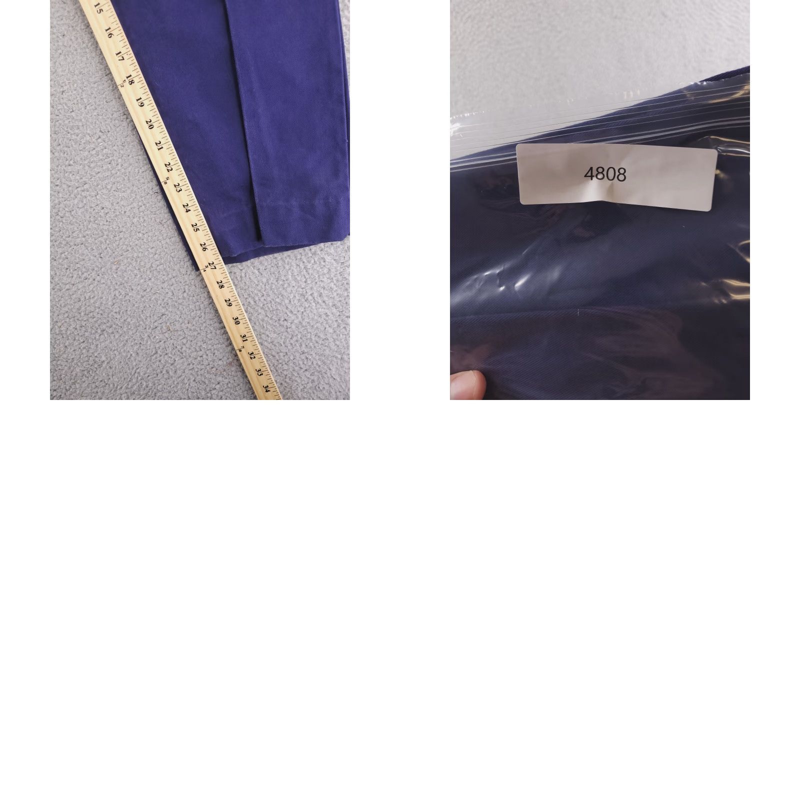 Red Kap VINTAGE Red Kap Pants Mens 35x28 Blue Chino Workwear MADE IN USA Size US 35 - 8 Thumbnail