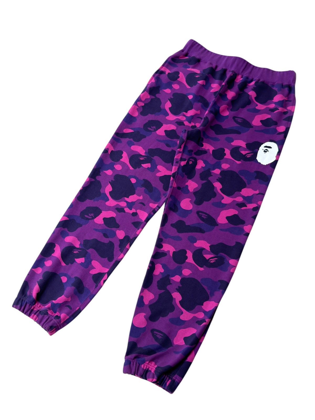 Bape BAPE Purple Camo Sweatpants Size US 34 / EU 50 - 3 Thumbnail