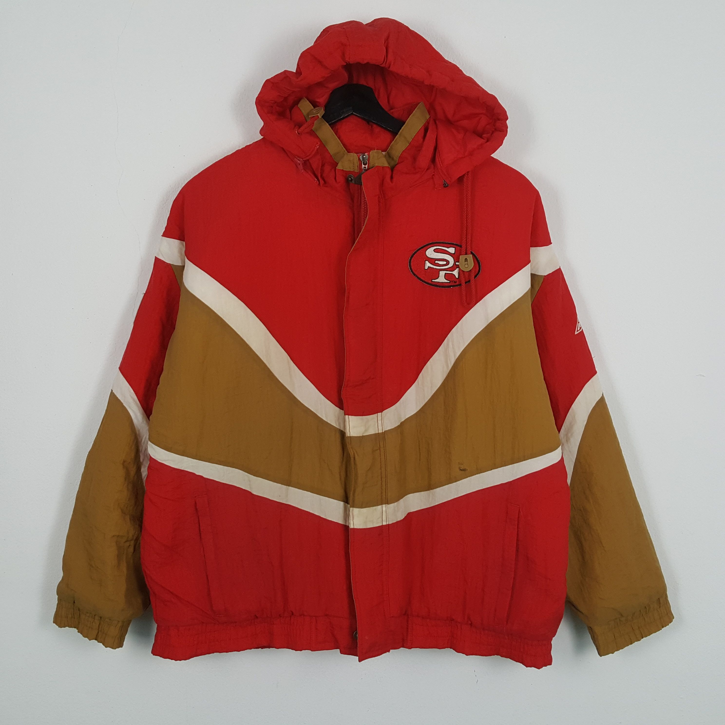 NFL × Vintage NFL SAN FRANCISCO 49ERS American Football Team Jacket Size US XXL / EU 58 / 5 - 3 Thumbnail