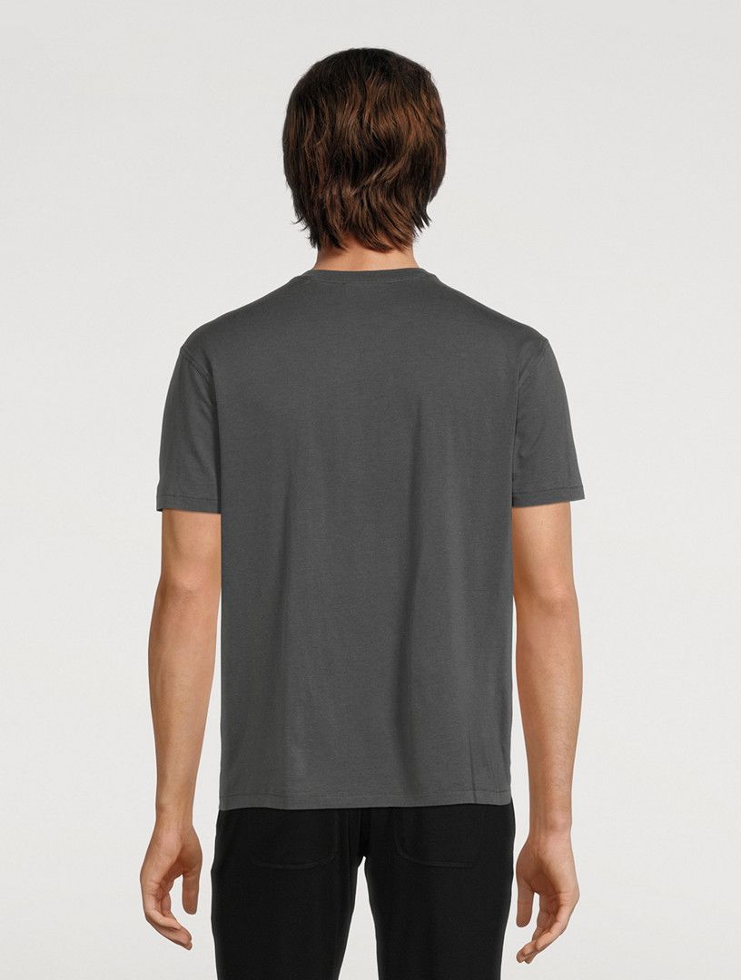 Tom Ford o1y0425 Crewneck T-Shirt in Dark Grey Size US M / EU 48-50 / 2 - 4 Thumbnail