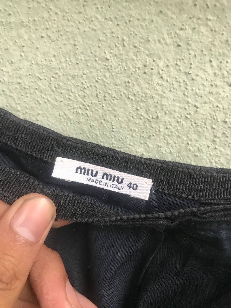 Miu Miu Miu Miu Authentic black skirr Size 30" / US 8 / IT 44 - 4 Thumbnail
