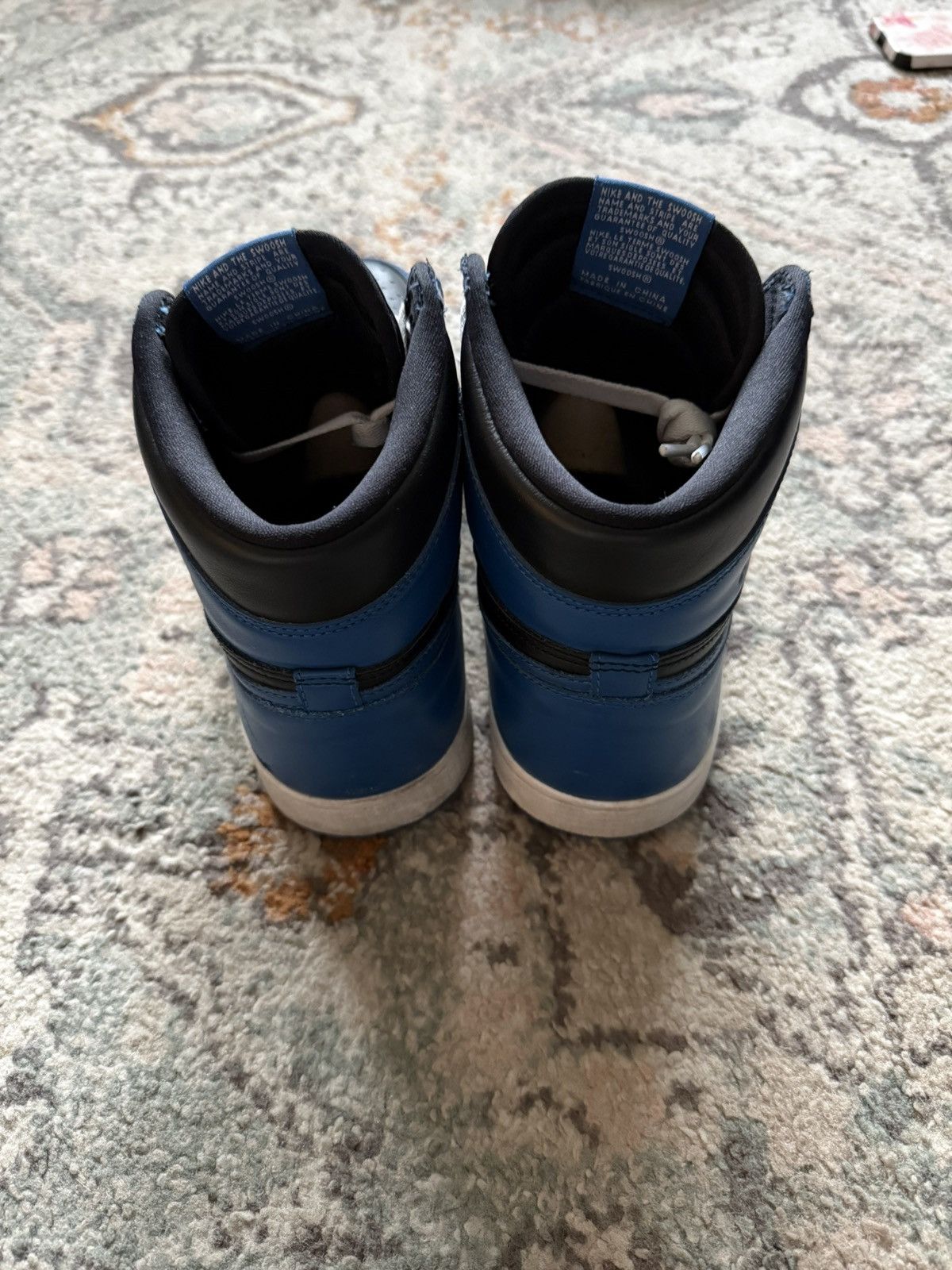 Nike Mens Air Jordan 1 Retro High OG ‘Dark Marina Blue’ Size US 11 / EU 44 - 2 Thumbnail
