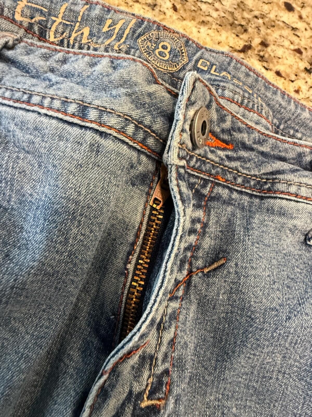 Other Ethyl Classic denim metal stud embellished jeans SZ 8 Size 30" / US 8 / IT 44 - 6 Thumbnail