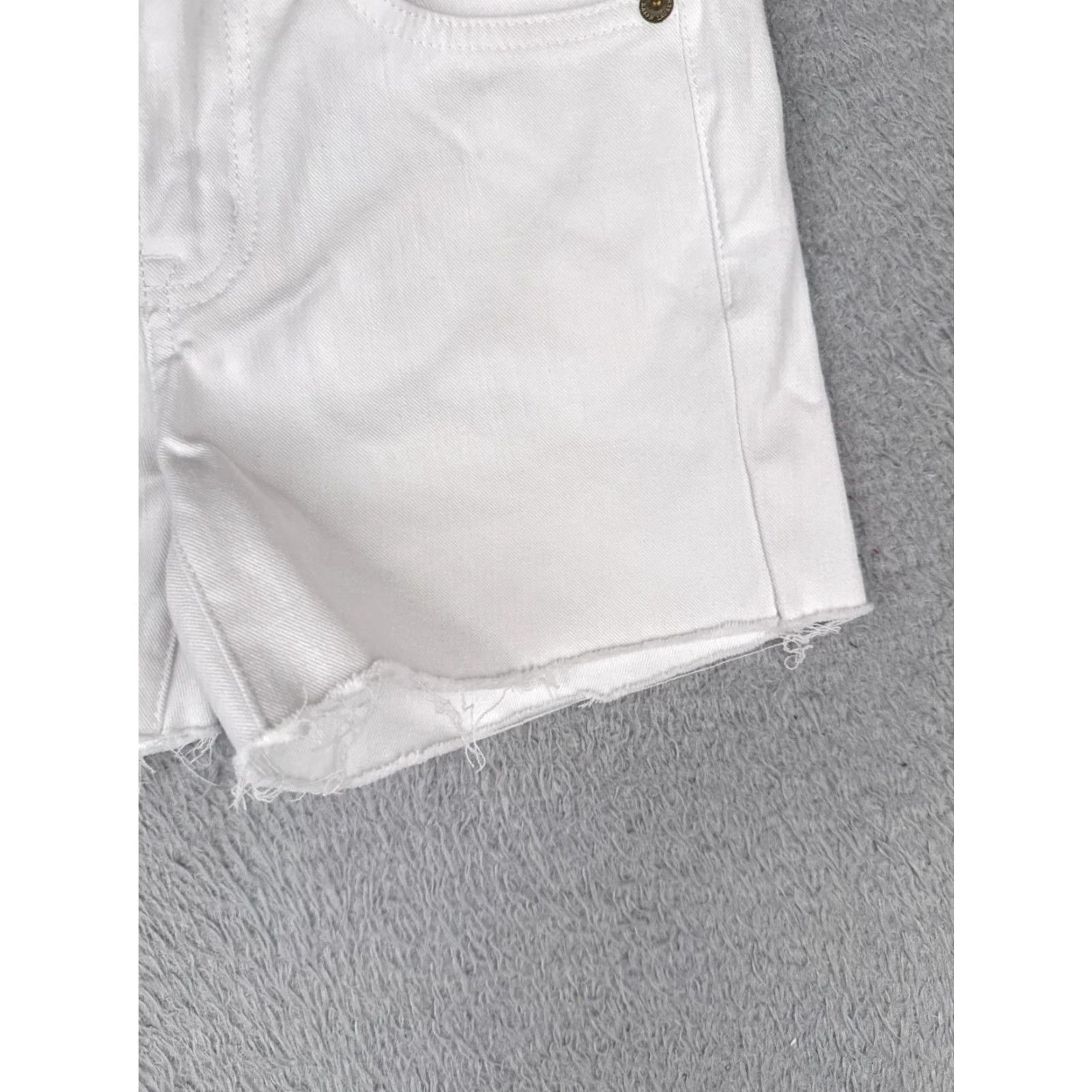 Ralph Lauren Lauren Ralph Lauren Shorts Women 00 White LRL Cutoff Denim Cotton Black Label Size 24" / US 00 / IT 34 - 2 Thumbnail