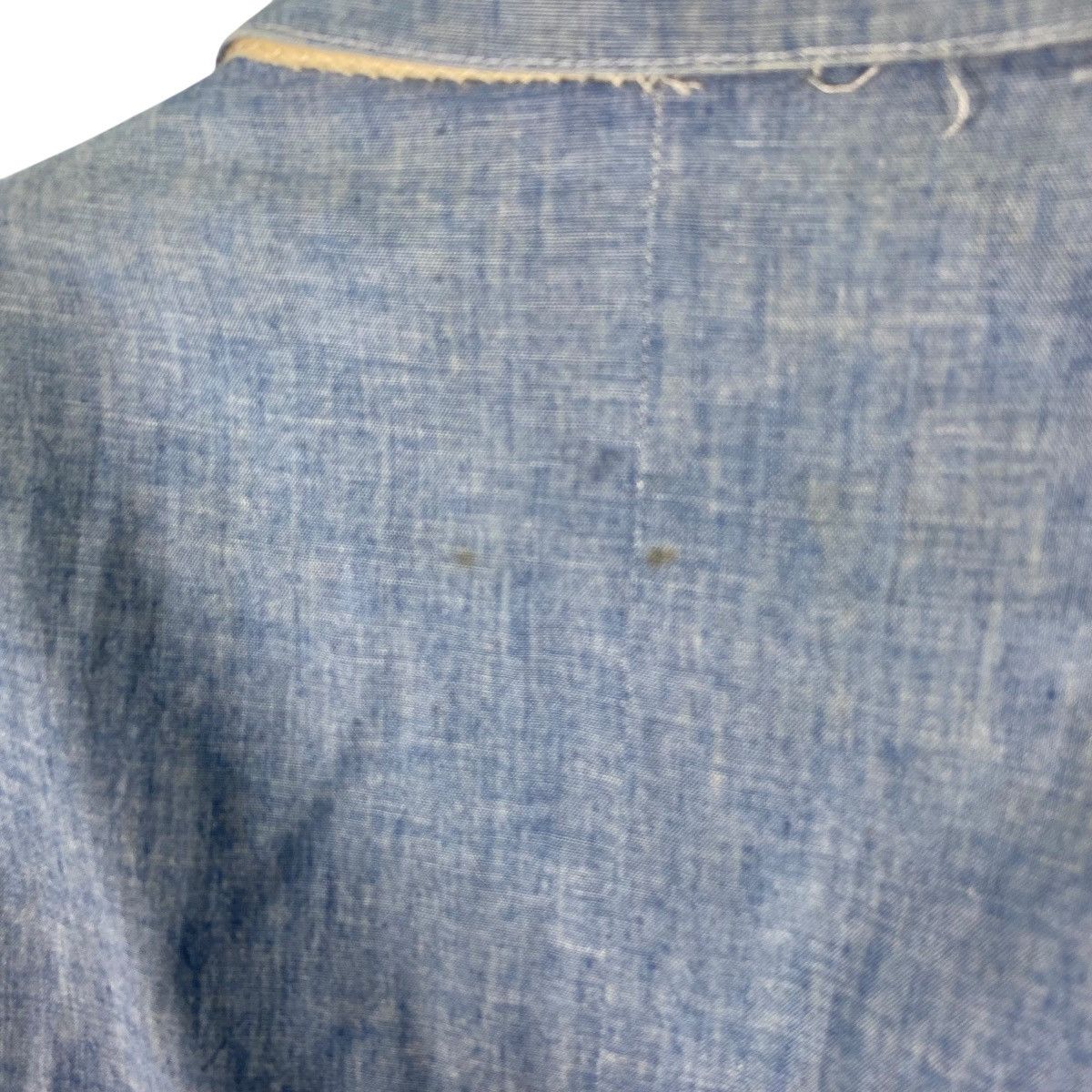 Polo Ralph Lauren Vintage Polo Ralph Lauren Chambray Blue Blazer Jacket Size 42R - 13 Thumbnail