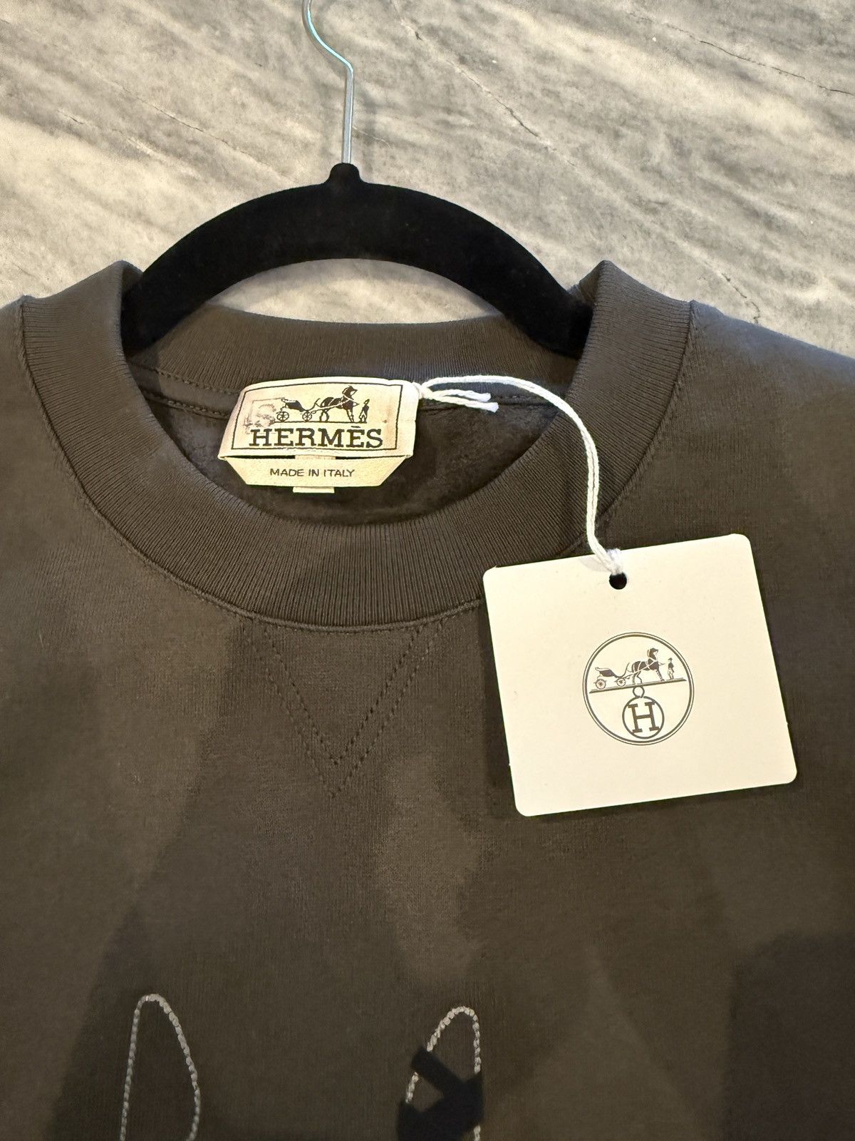 Hermes HERMES SWEAT COL ROND Size US M / EU 48-50 / 2 - 2 Thumbnail