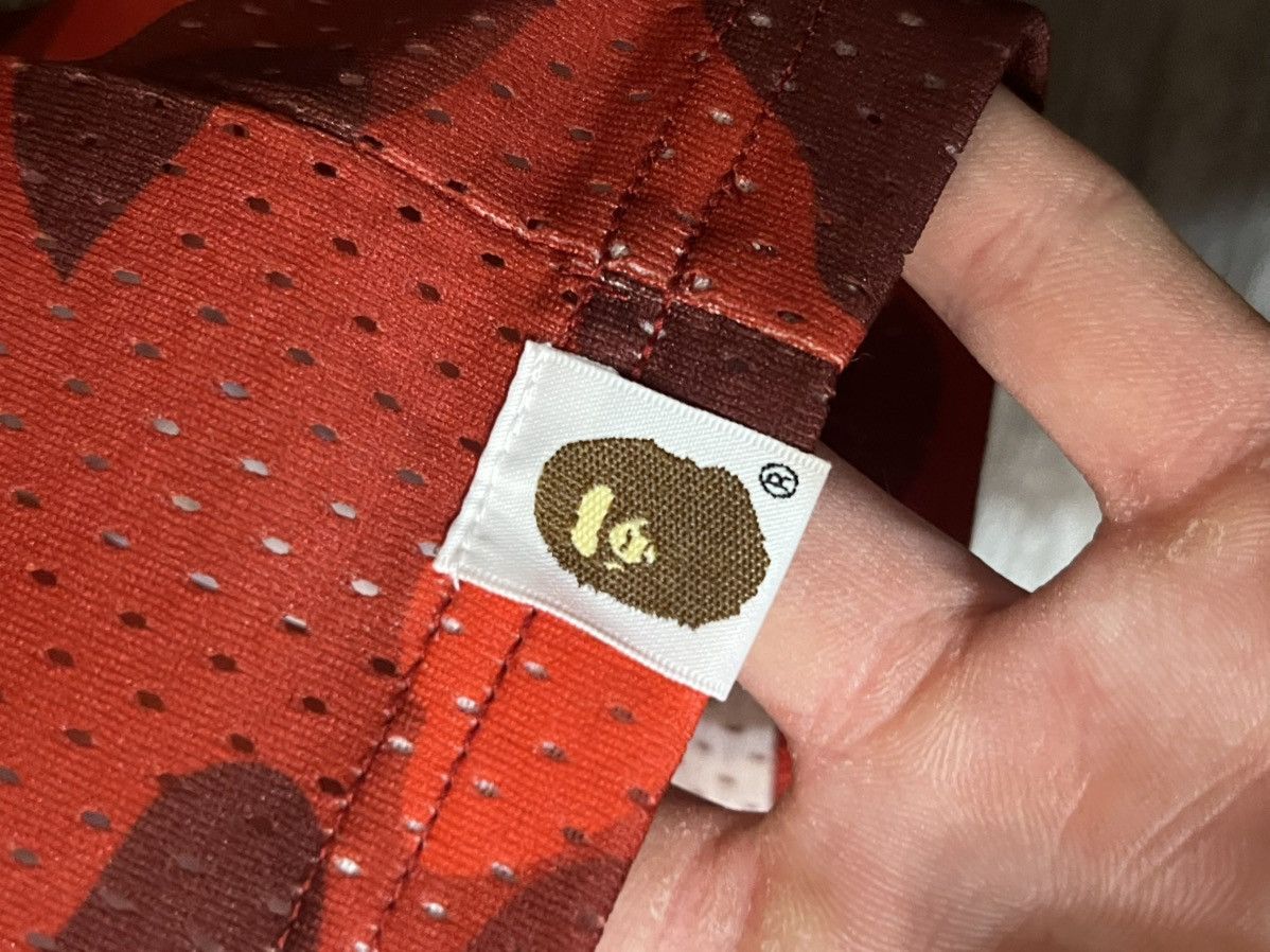 Bape A Bathing Ape Red ABC Camo Jersey New With Tags Size US L / EU 52-54 / 3 - 6 Thumbnail