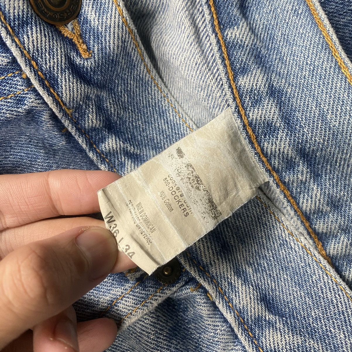 Dockers × Vintage y2k Dockers Loose Relaxed Denim Jeans Size US 36 / EU 52 - 11 Thumbnail