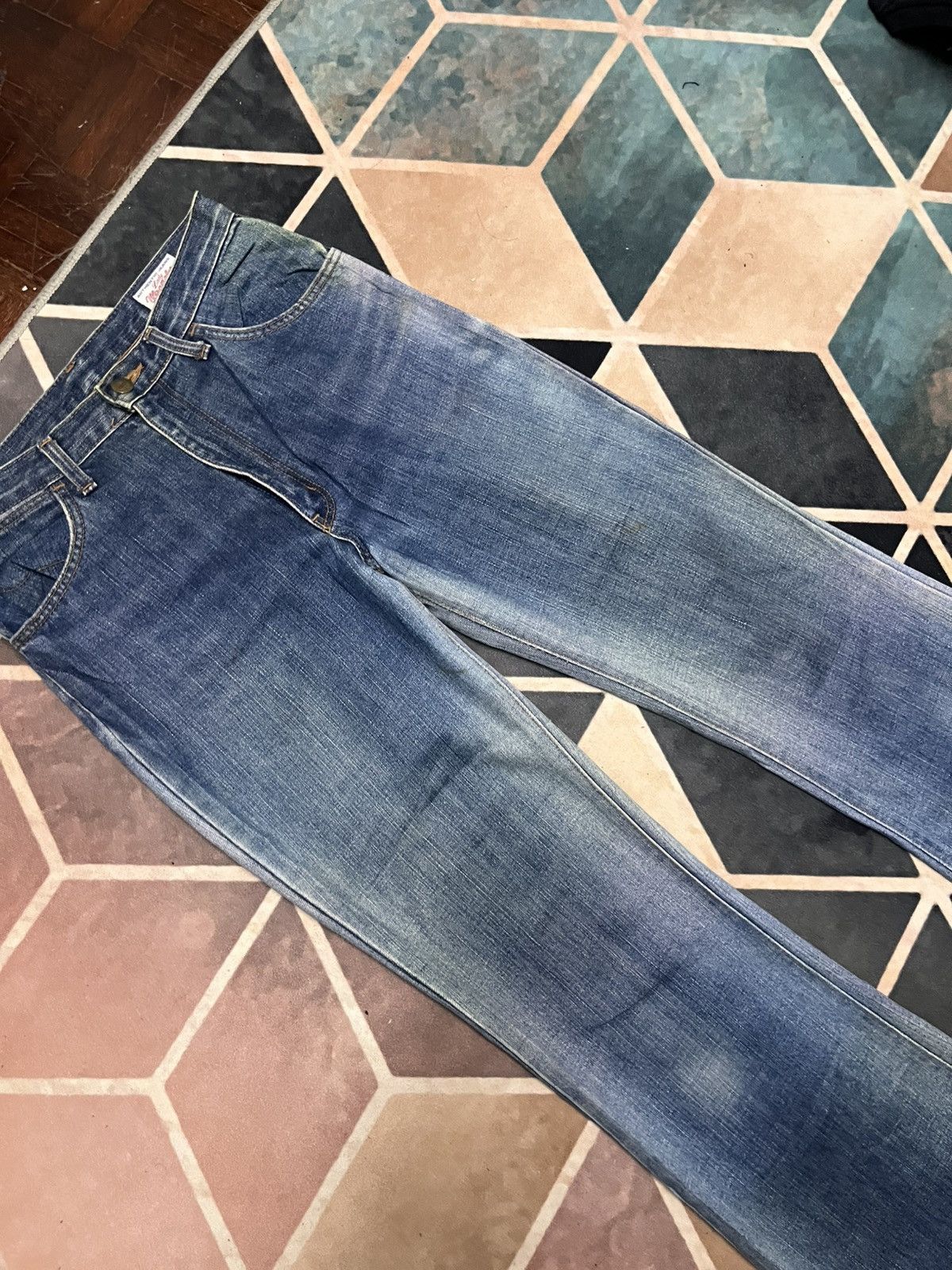 Wrangler 💥Vintage Lady Wrangler FLARE BOOTCUT Seasoned Jeans Size 30" / US 8 / IT 44 - 5 Thumbnail