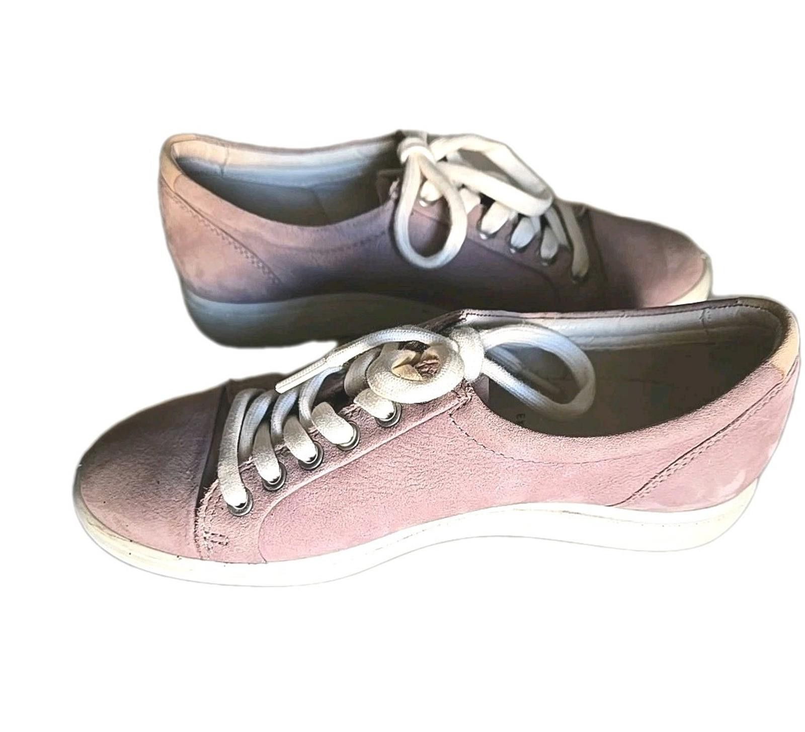 Ecco ECCO Soft Women's Suede Leather Shoes Sz 6.5 Pink EUR 37 Size US 6.5 / IT 36.5 - 8 Thumbnail