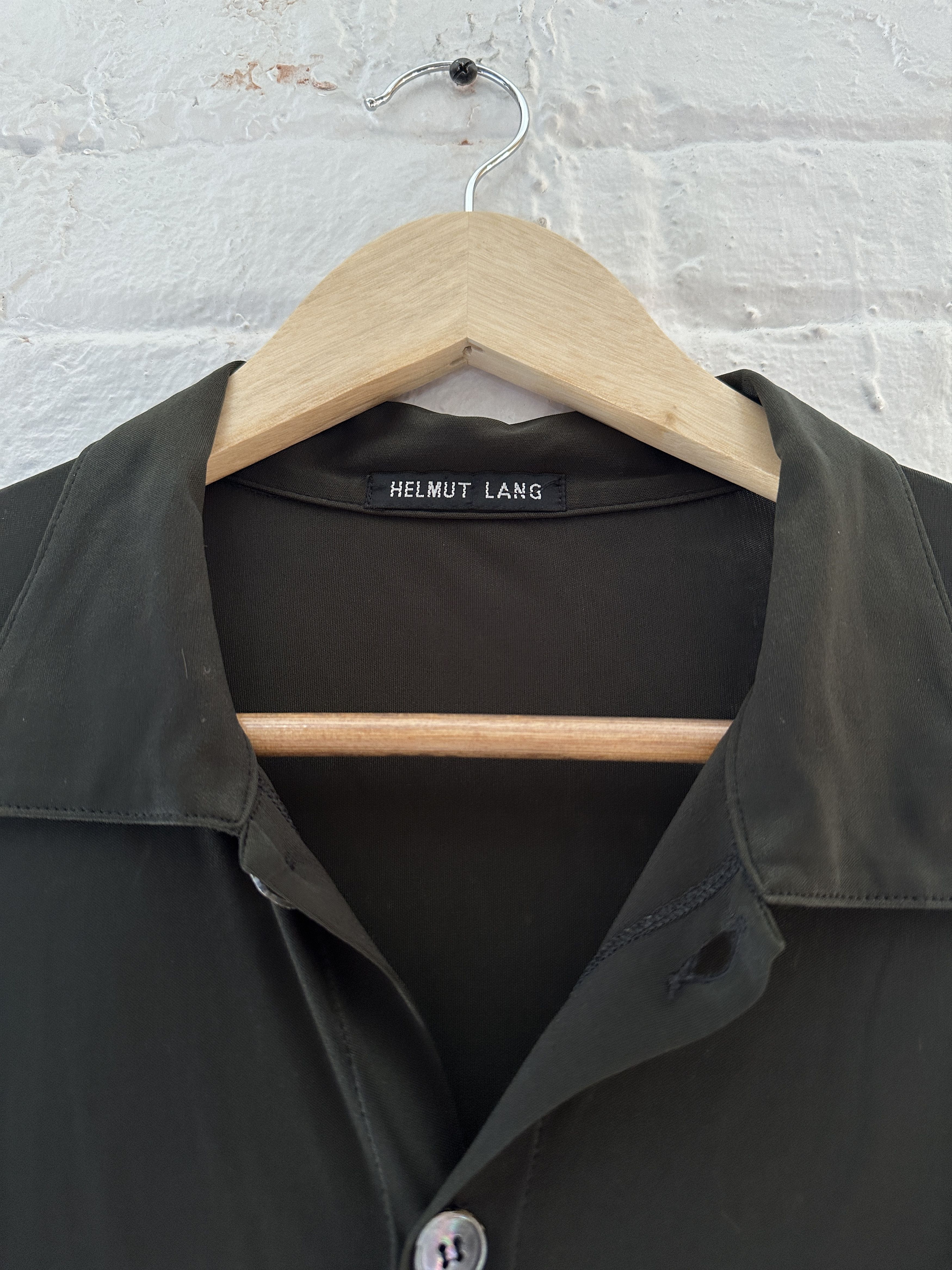 Helmut Lang Helmut Lang 90s Vintage Short Sleeve Button Up Shirt Size US S / EU 44-46 / 1 - 2 Thumbnail