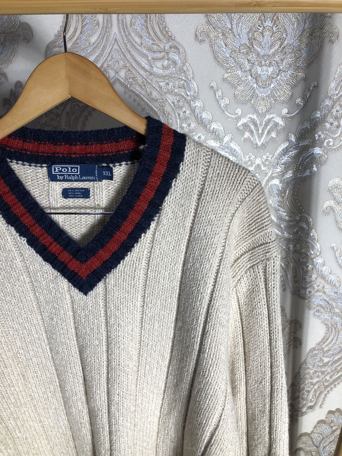 Polo Ralph Lauren × Vintage VERY RARE POLO RALPH LAUREN SWEATER KNIT DESIGNER CASUAL 90s Size US XXL / EU 58 / 5 - 2 Thumbnail