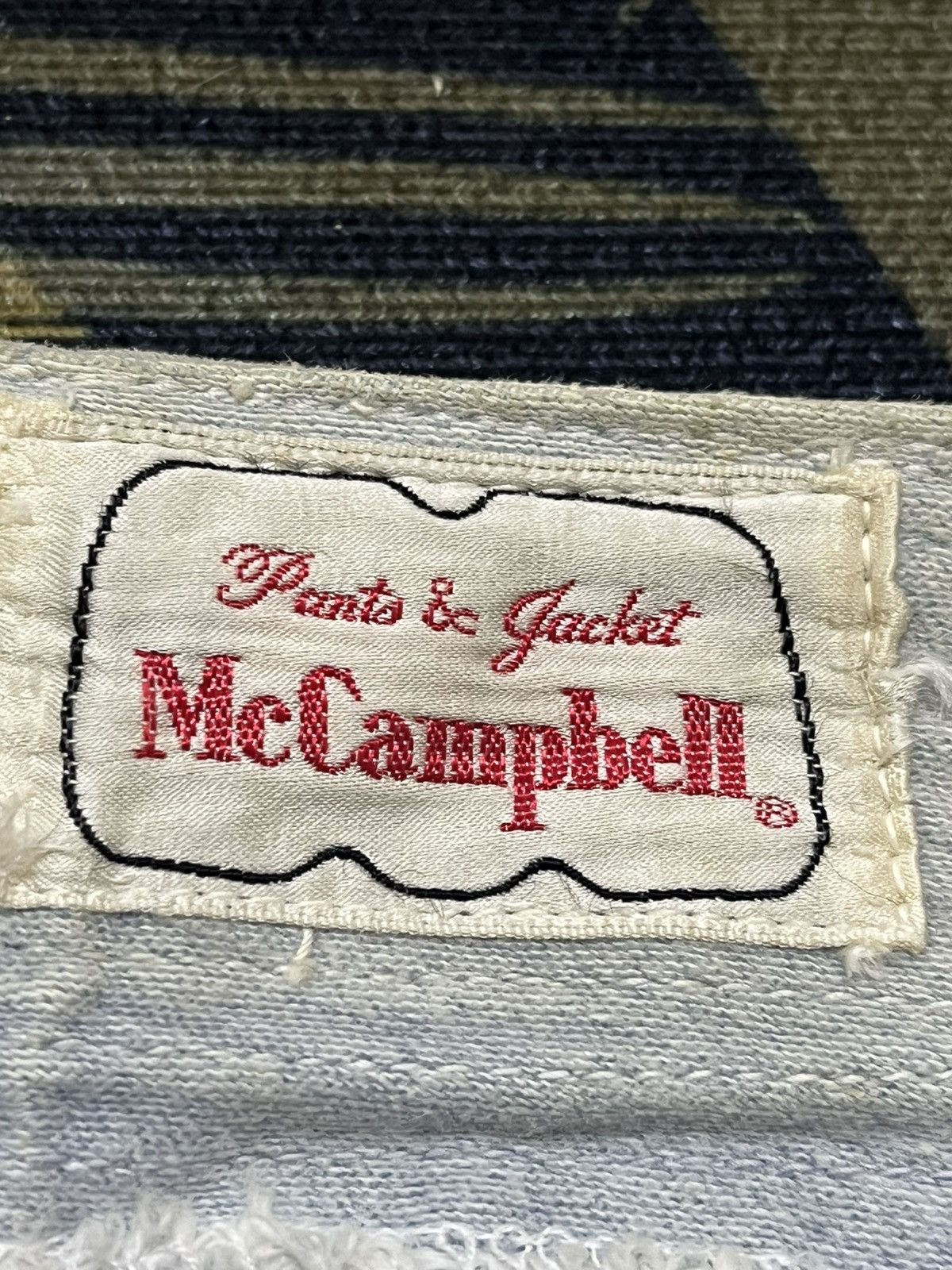 Japanese Brand Vintage McCampbell Massive Flare Bell Bottom Denim Size US 28 / EU 44 - 9 Thumbnail