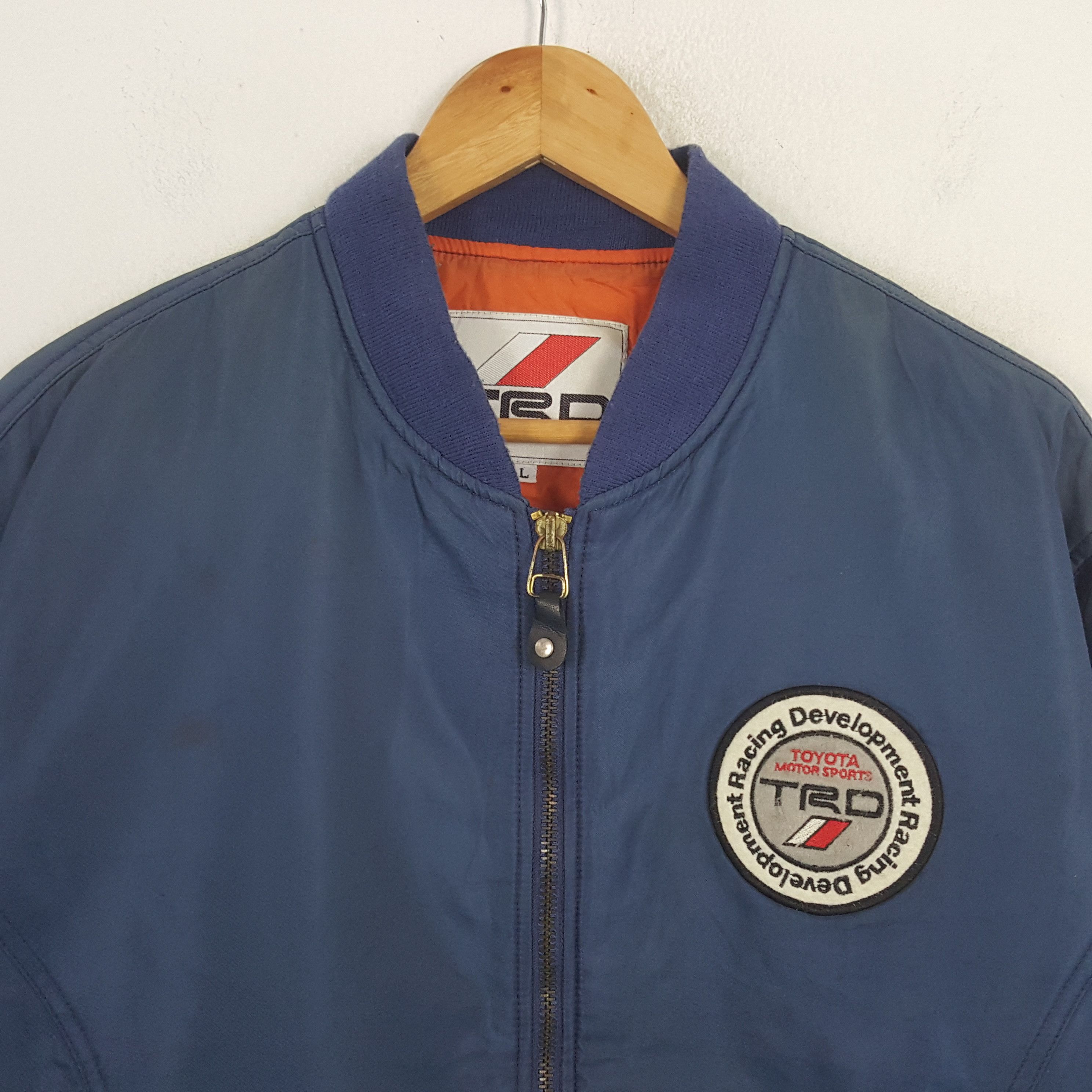 Japanese Brand × Vintage Vintage TRD Toyota Racing Motorsports Bombers Jacket Size US L / EU 52-54 / 3 - 4 Thumbnail