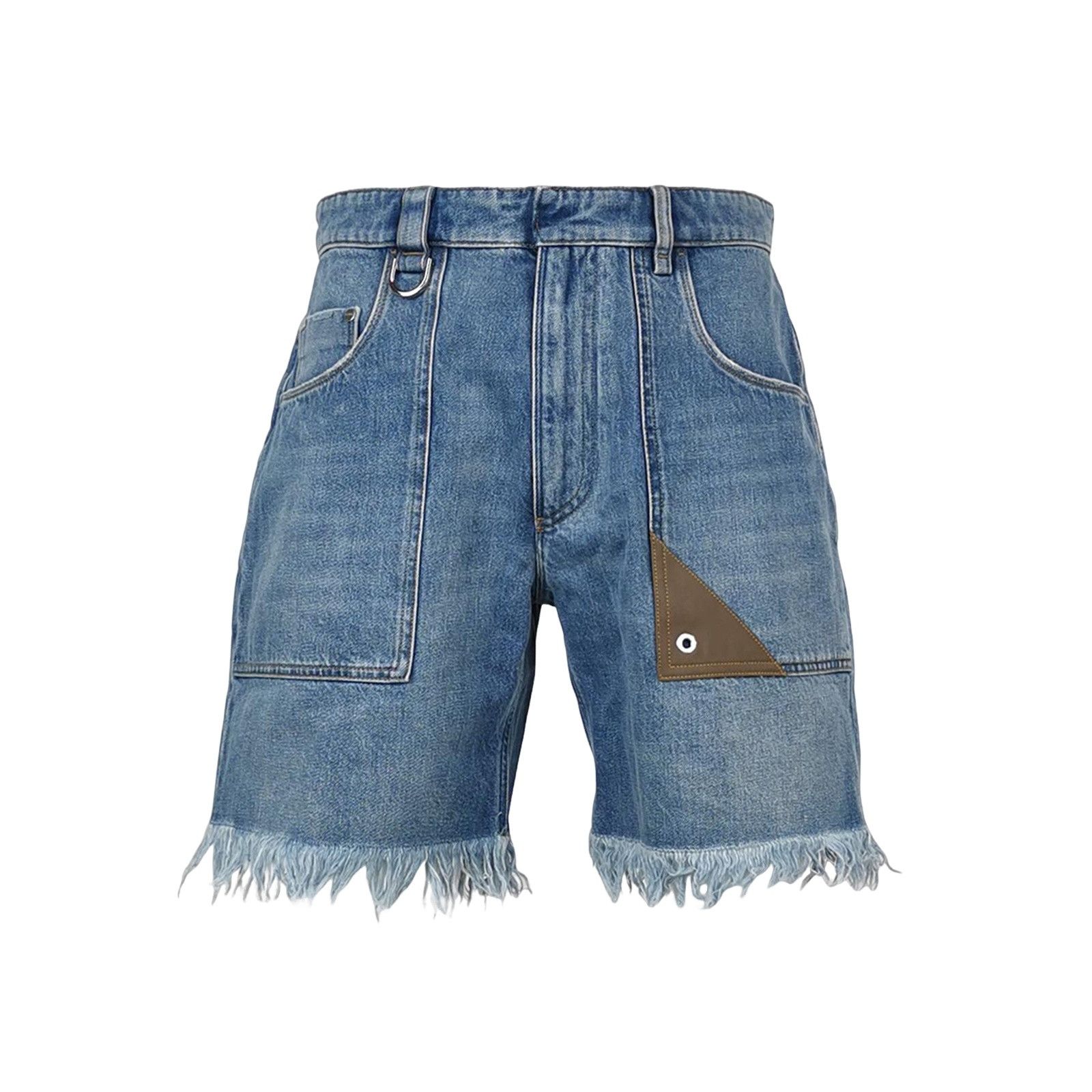 Fendi Fendi Raw Hem Denim Shorts 33 Size US 33 - 1 Thumbnail