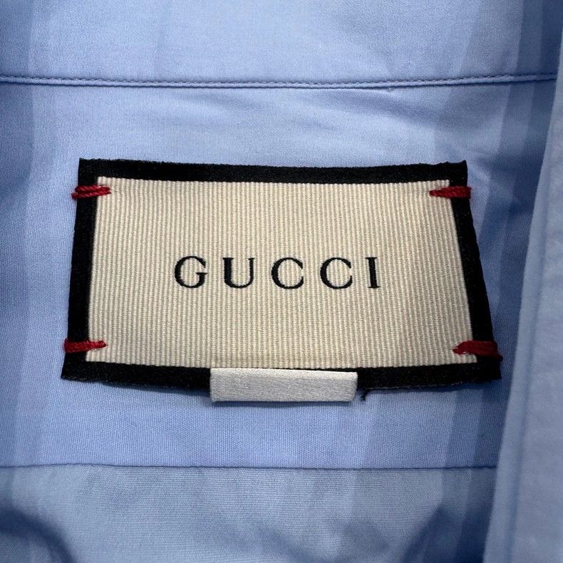 Gucci Gucci Size15 Plain-colored shirt Size US XS / EU 42 / 0 - 2 Thumbnail
