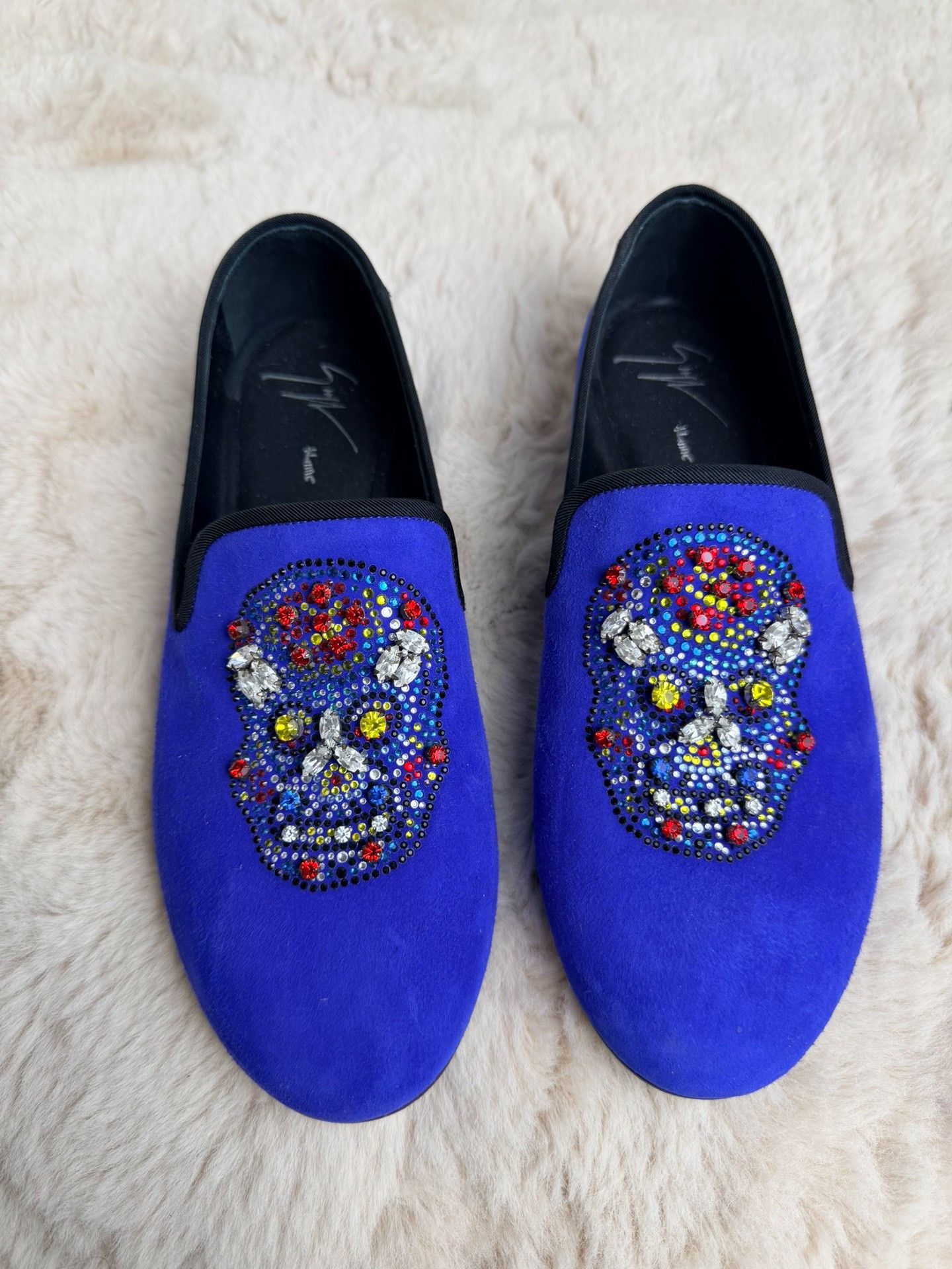 Giuseppe Zanotti Giuseppe Zanotti Casual Blue Lowtop Sneakers us_9 Women Size US 9 / IT 39 - 1 Thumbnail