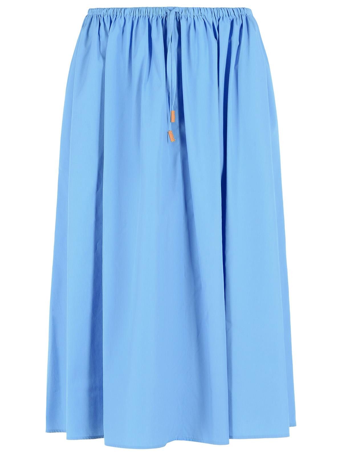MARNI Light Blue Cotton Skirt