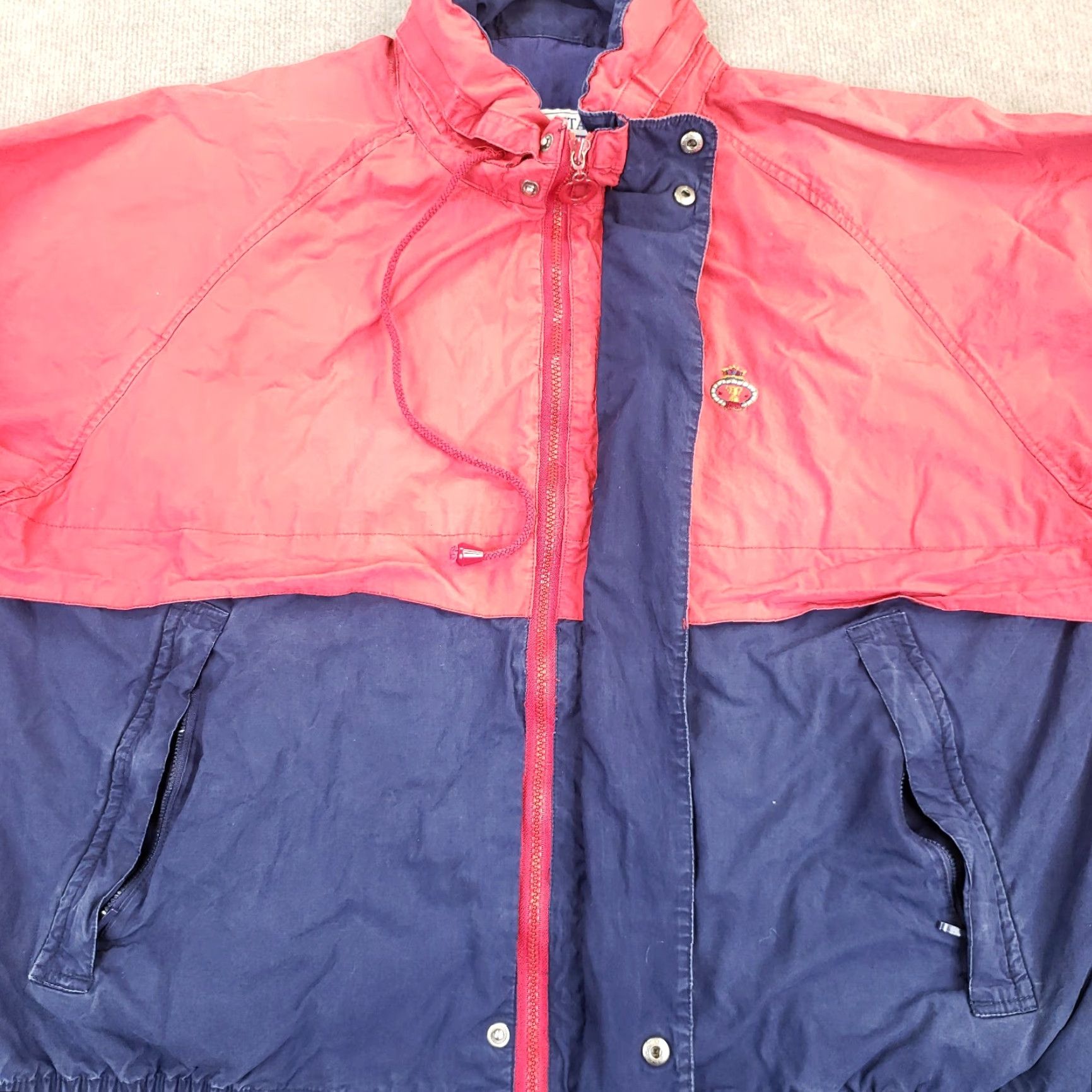 Vintage Regatta Sport Mens Windbreaker Jacket Extra Large XL Red Blue Size US XL / EU 56 / 4 - 7 Thumbnail