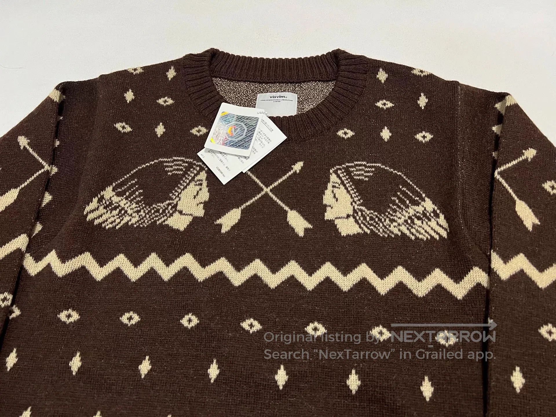 Visvim visvim 17AW VNTG Native Jacquard Knit. Size US M / EU 48-50 / 2 - 2 Thumbnail