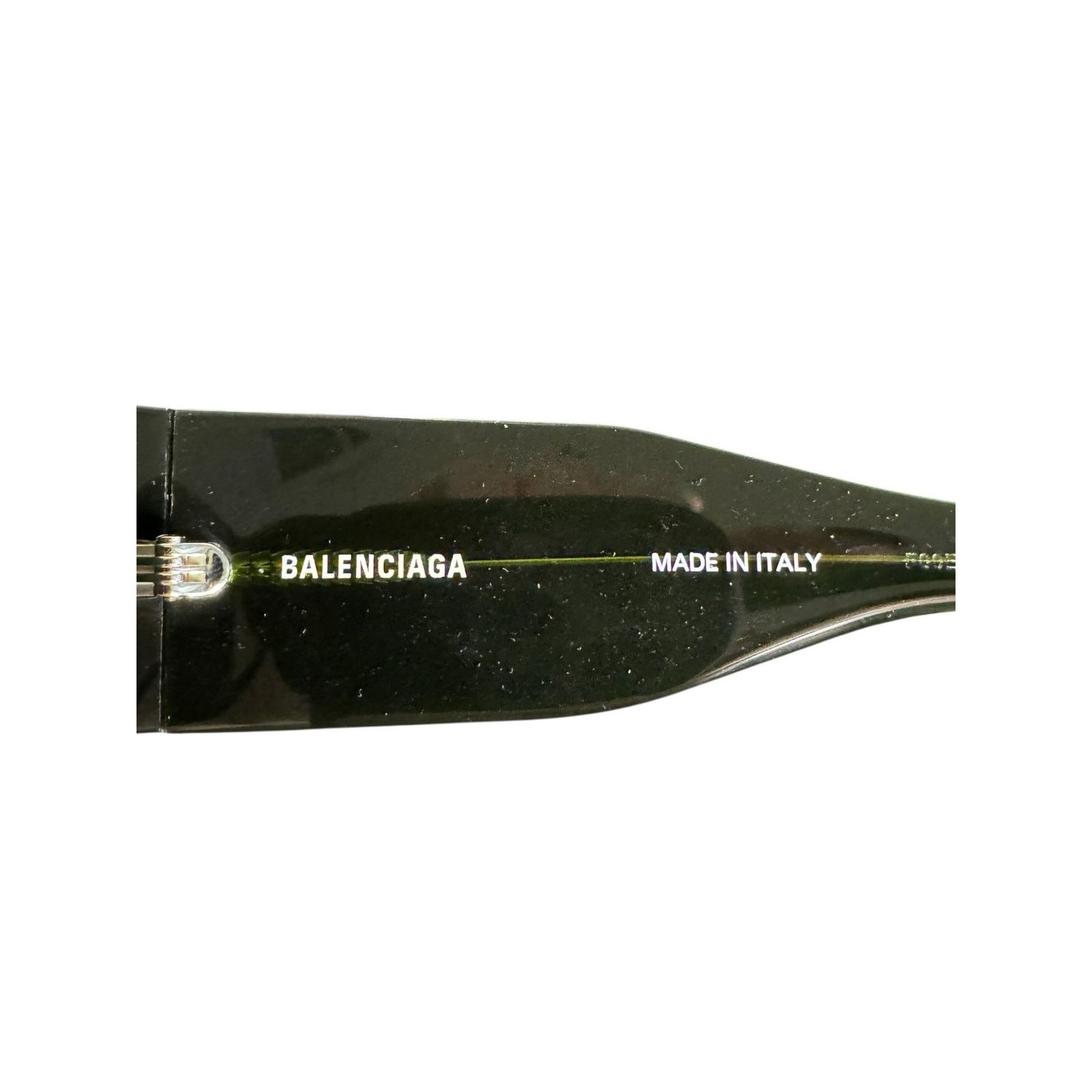 Balenciaga Balenciaga NWT Paper 56MM Rectangular Sunglasses in Green Size ONE SIZE - 9 Thumbnail