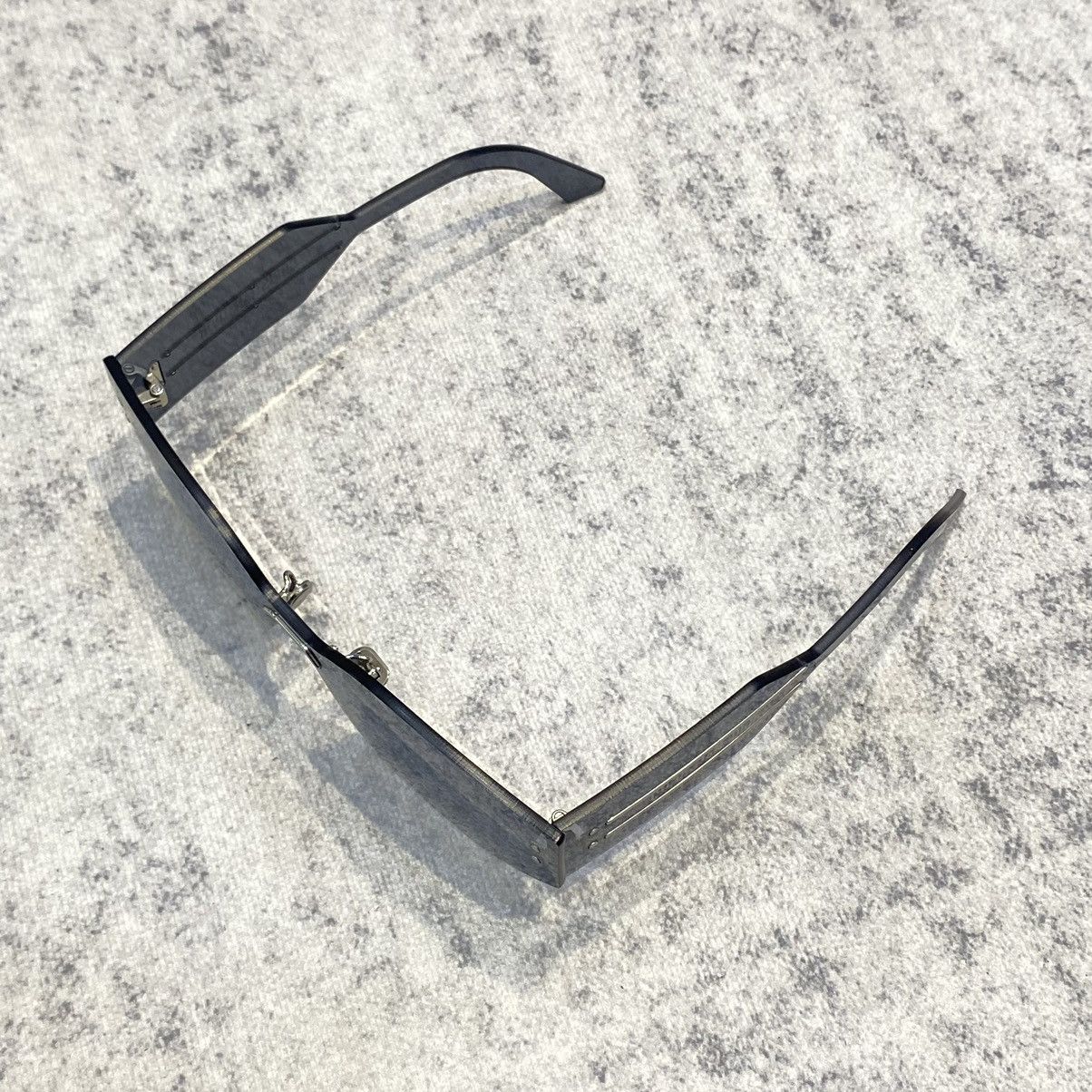 Dior DIOR Club M6U Rectangular Sunglasses Oblique Pattern BLUE Size ONE SIZE - 8 Thumbnail